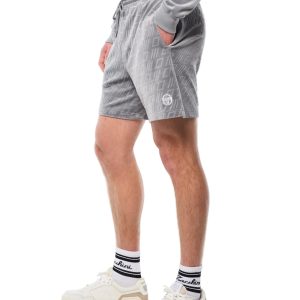 Bandiera Debossed Velour Short-Sleet