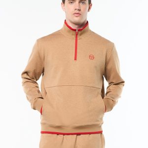 Nuvola Quarter Zip- Bronze Brown