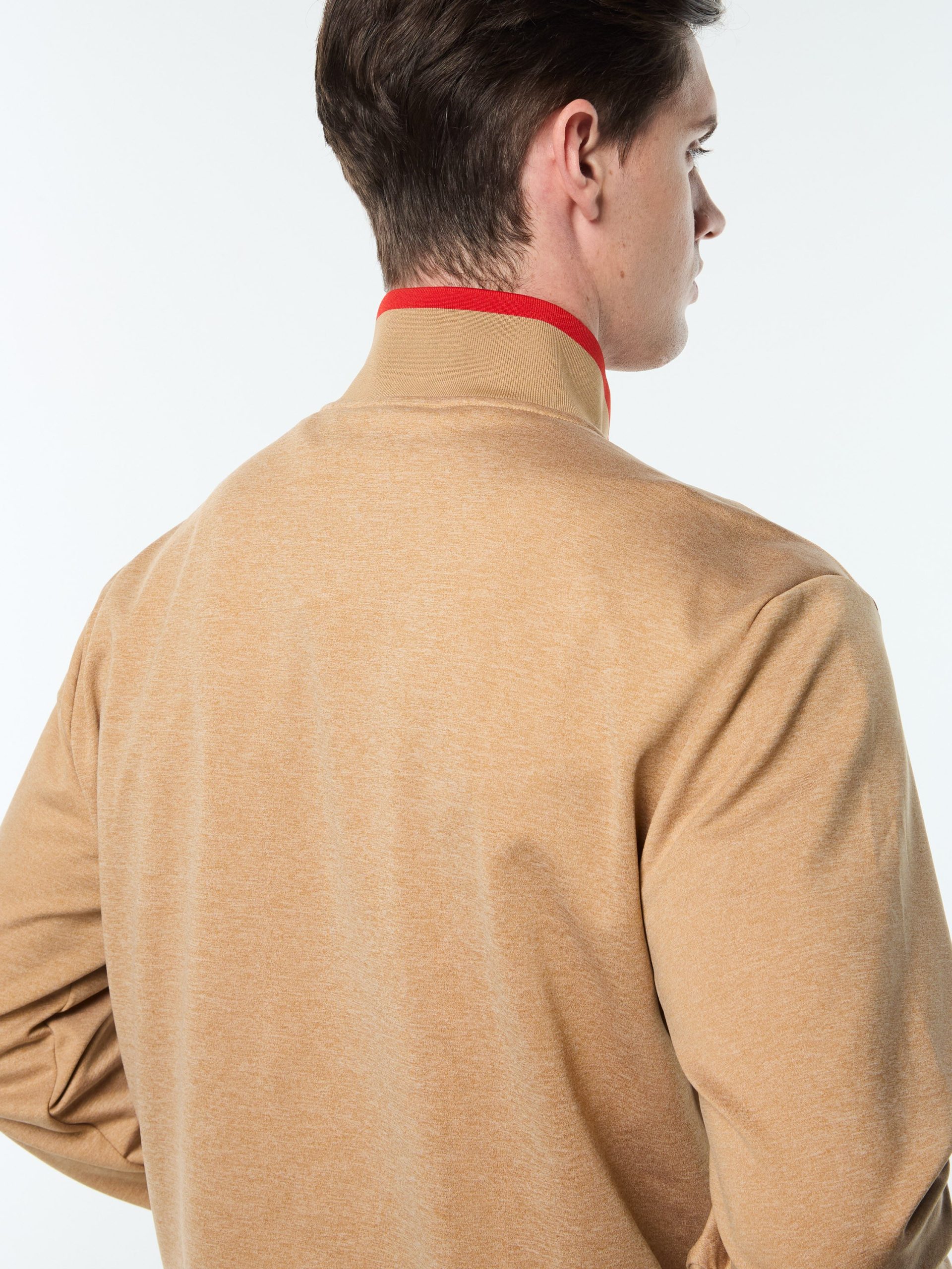 Nuvola Quarter Zip- Bronze Brown - Image 6