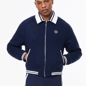 Marco Varsity Jacket- Maritime Blue