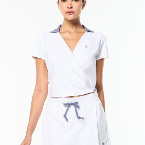 Agata Wrap Polo- Brilliant White