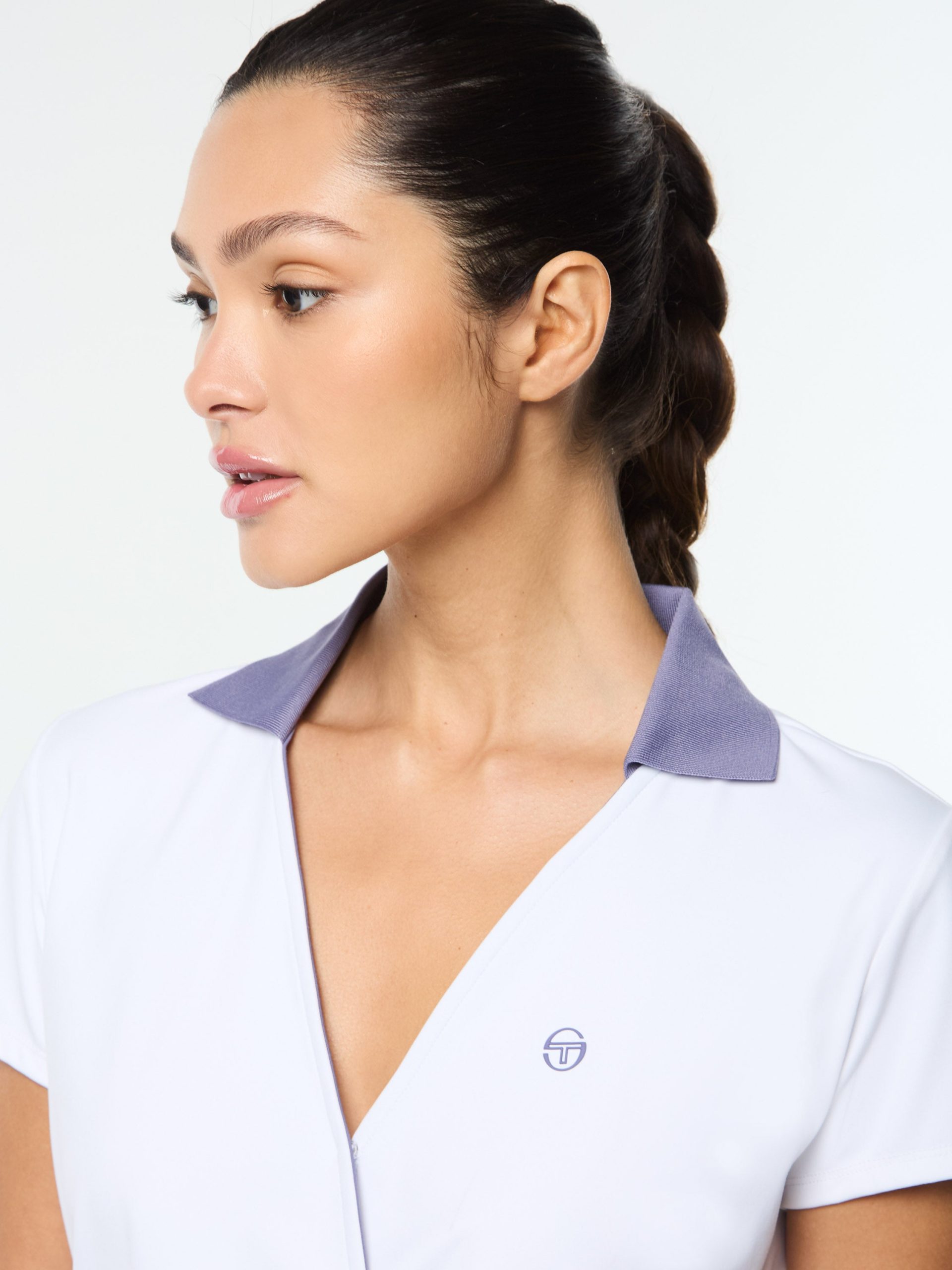Agata Wrap Polo- Brilliant White - Image 8