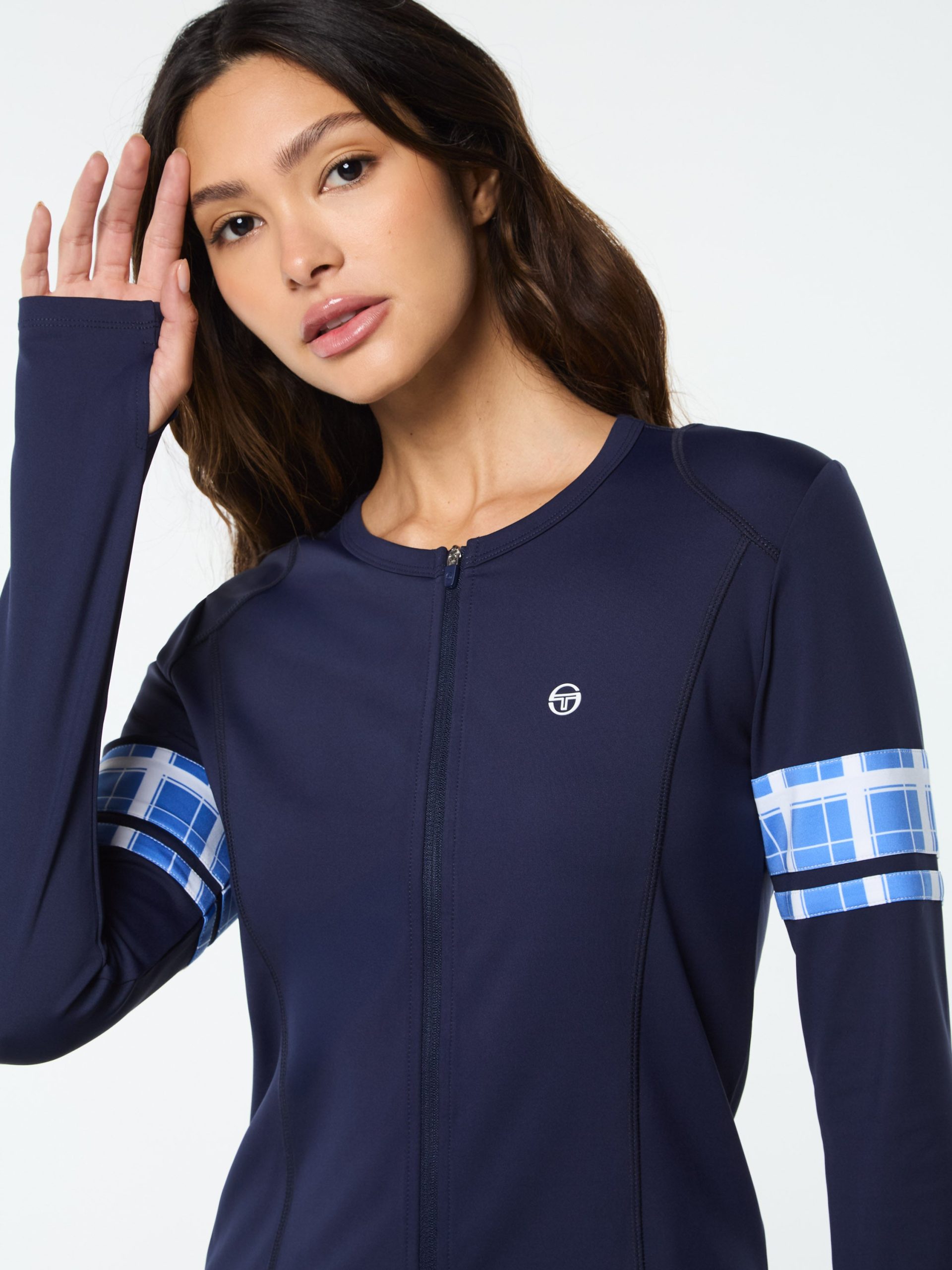 Lara Contour Jacket- Maritime Blue - Image 7