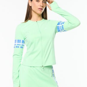 Lara Contour Jacket- Green Ash