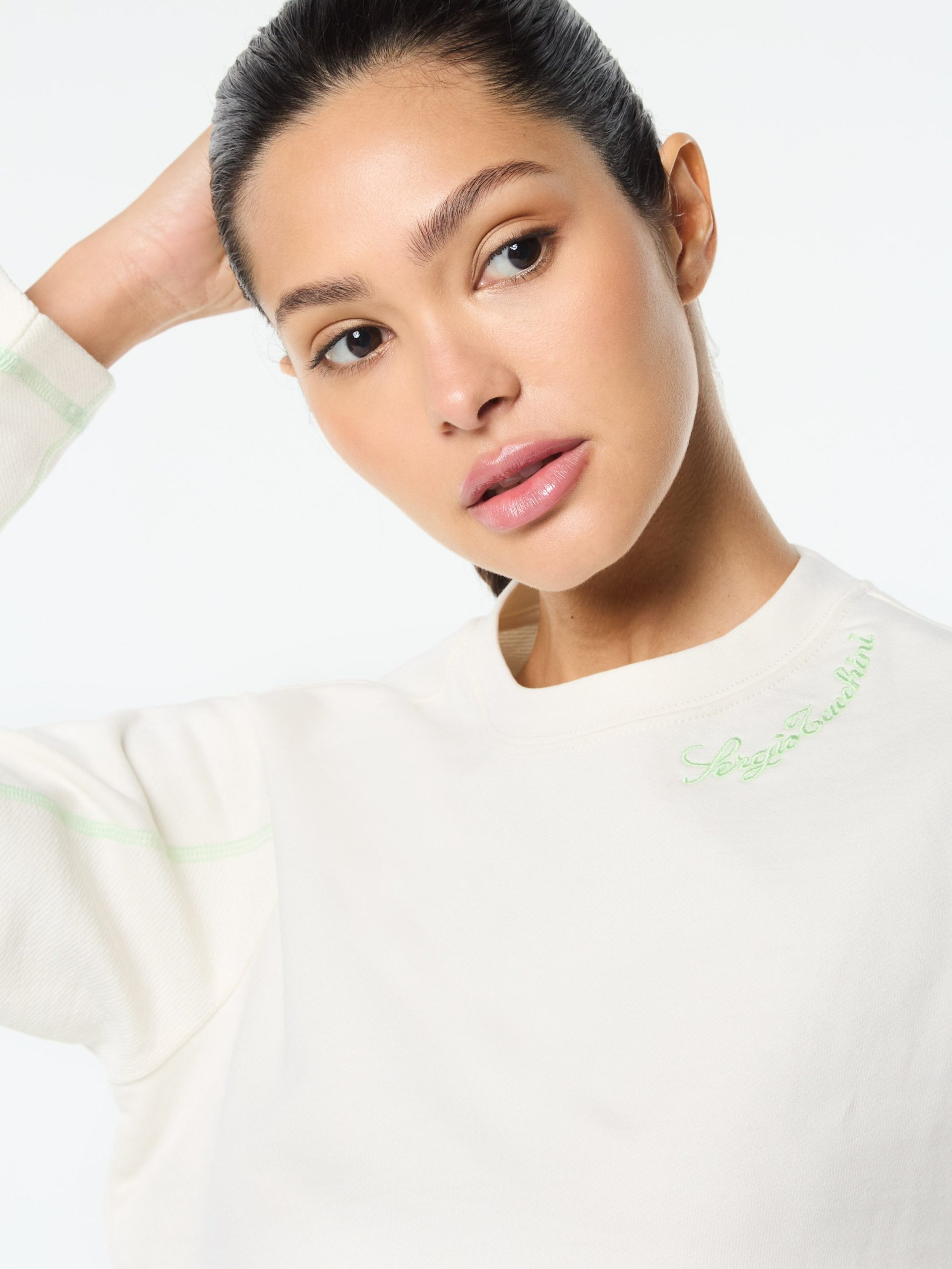 Greta Crewneck- Gardenia - Image 7