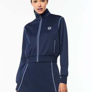 Terina Track Jacket- Maritime Blue