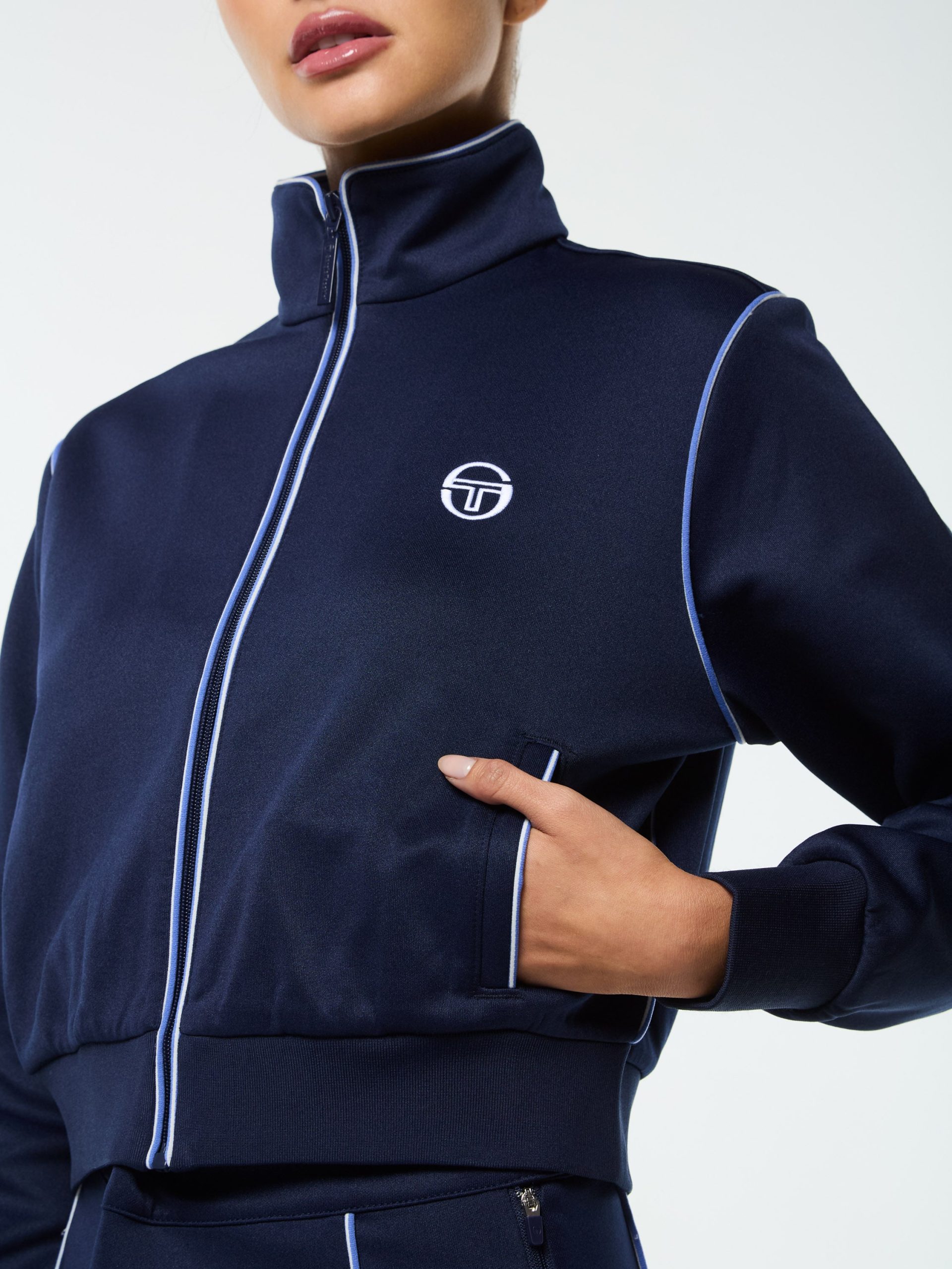 Terina Track Jacket- Maritime Blue - Image 4