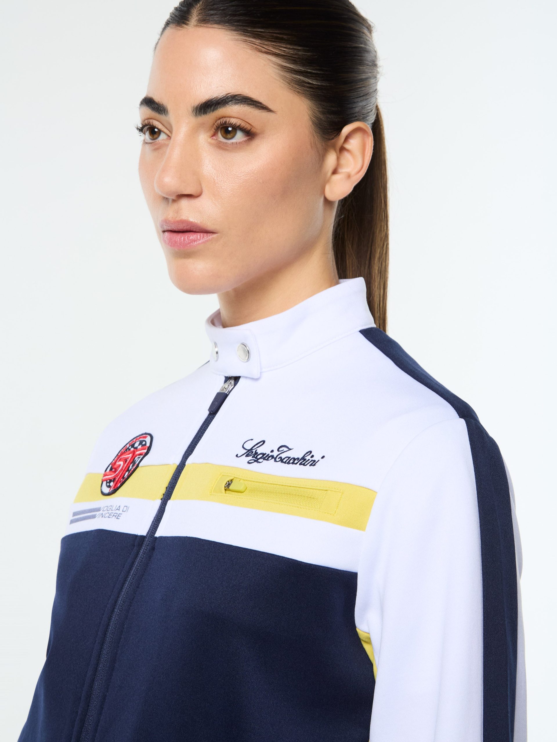 Women's Corsa Track Jacket- Maritime Blue - Image 7