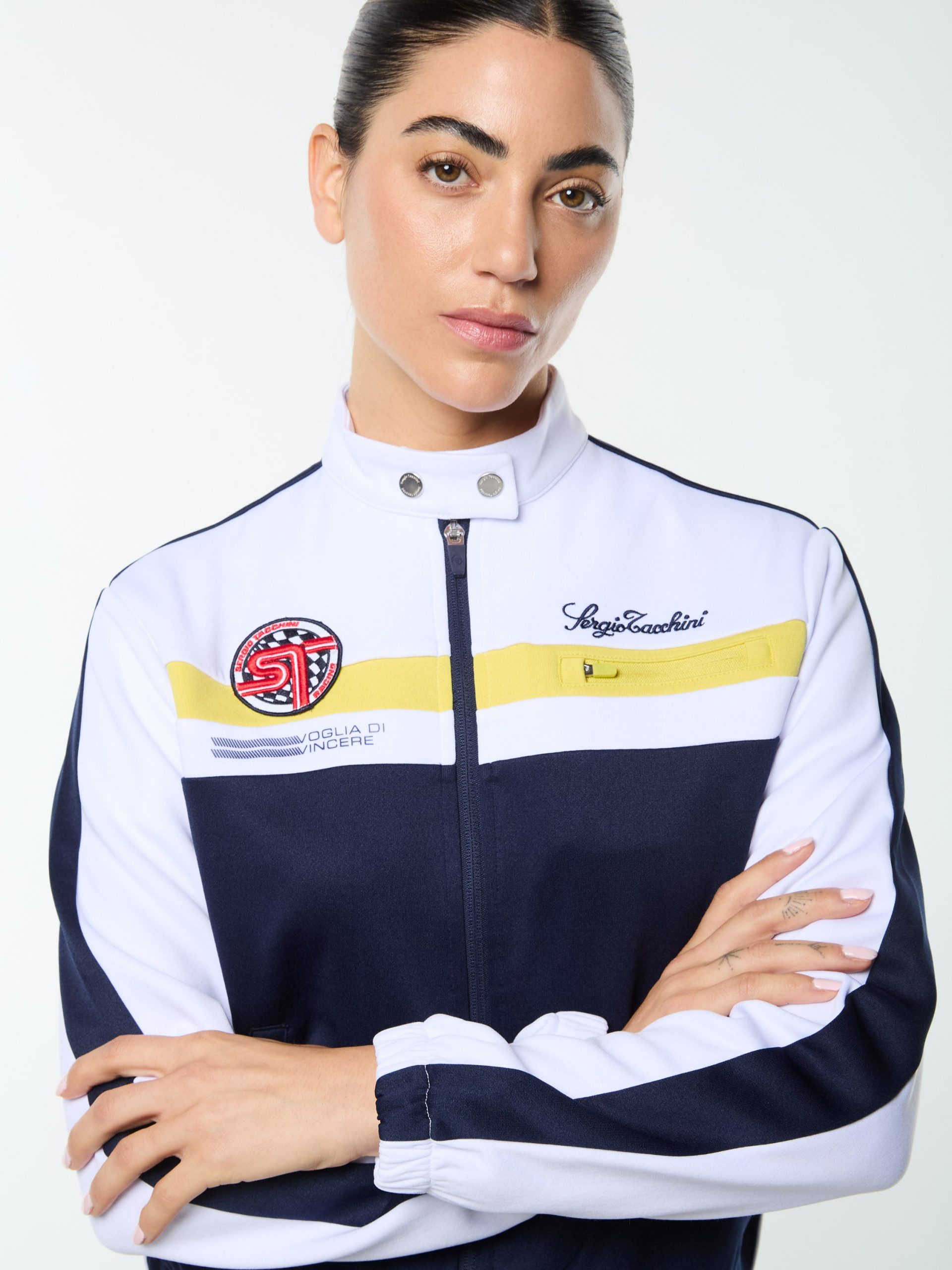 Women's Corsa Track Jacket- Maritime Blue - Image 9