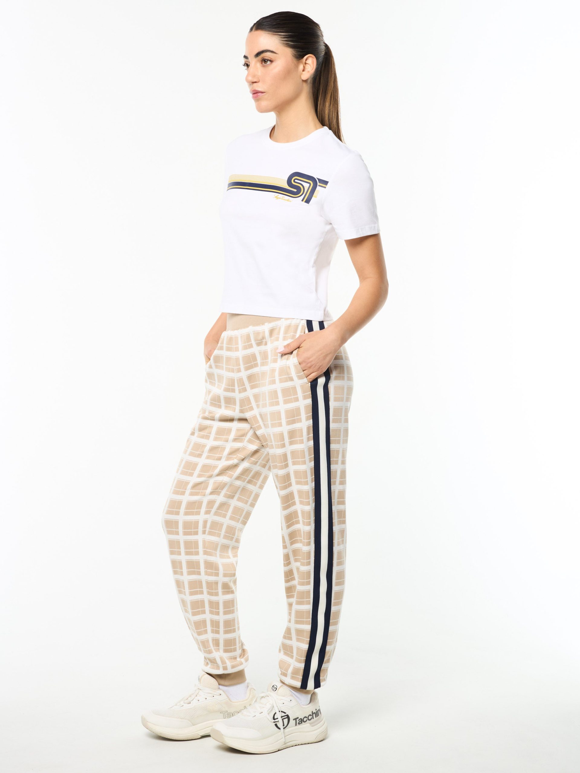 Women's Corsa T-Shirt- Brilliant White - Image 4