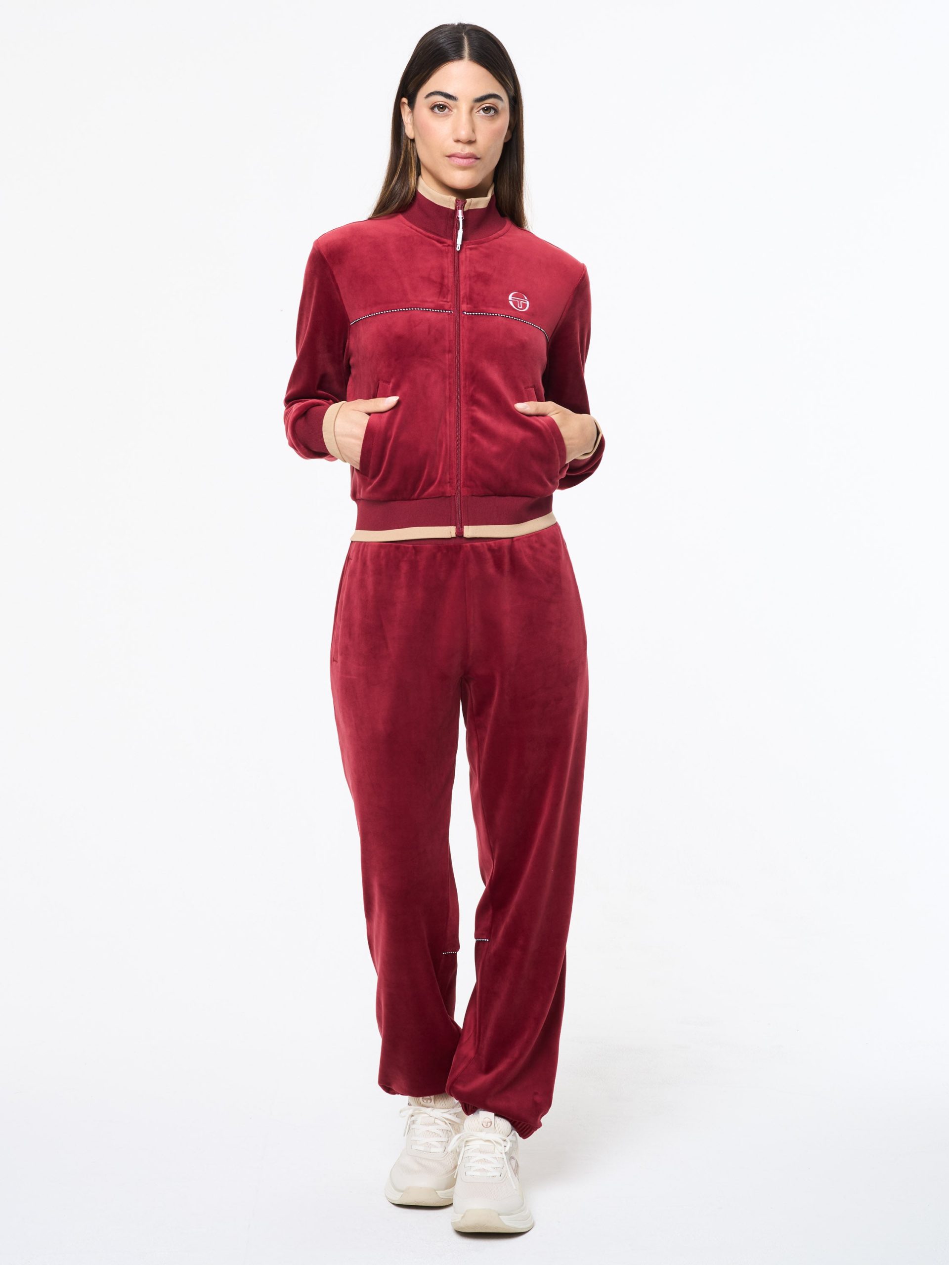 Leta Velour Jacket- Rhubarb - Image 3
