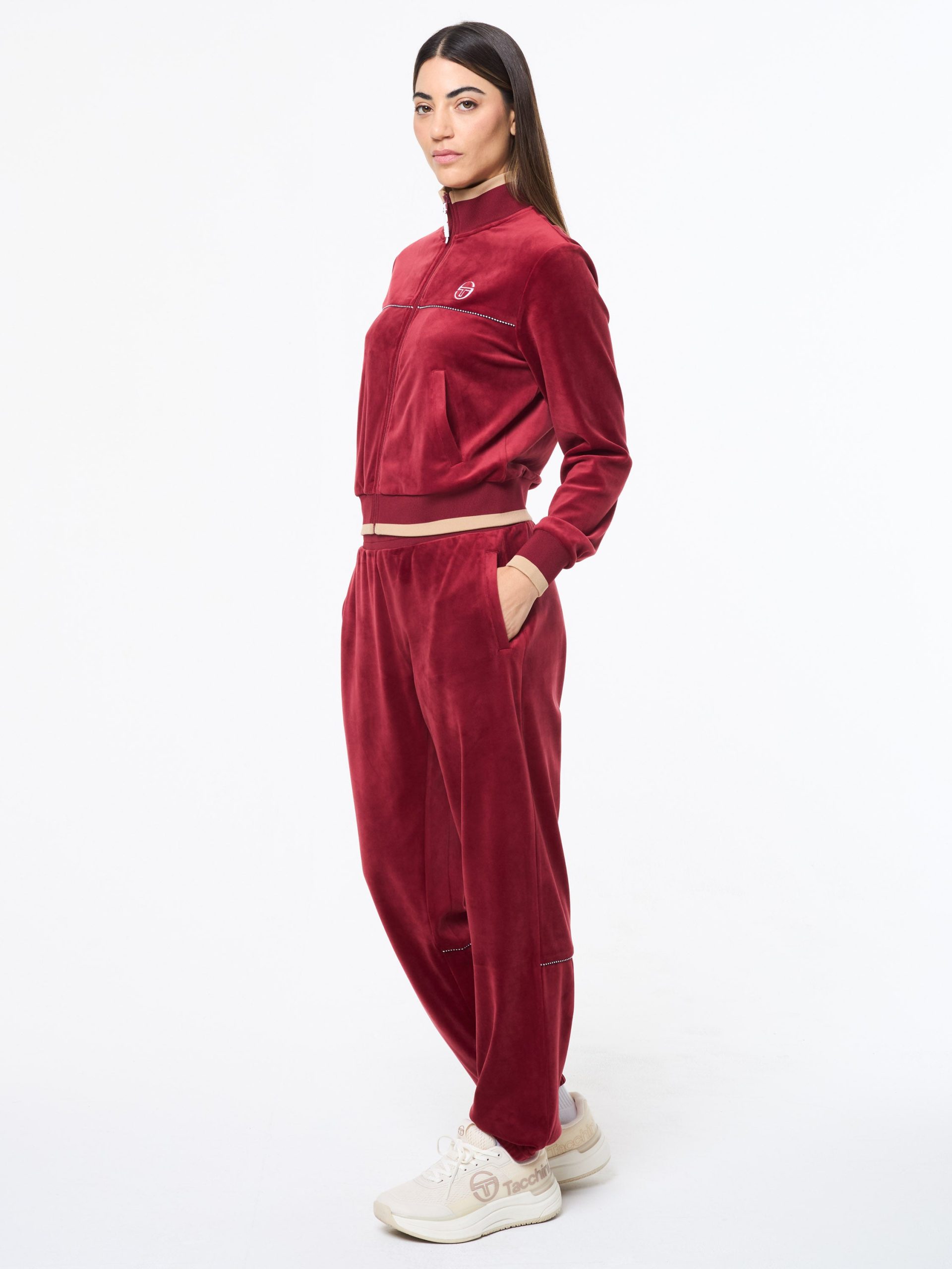 Leta Velour Jacket- Rhubarb - Image 4