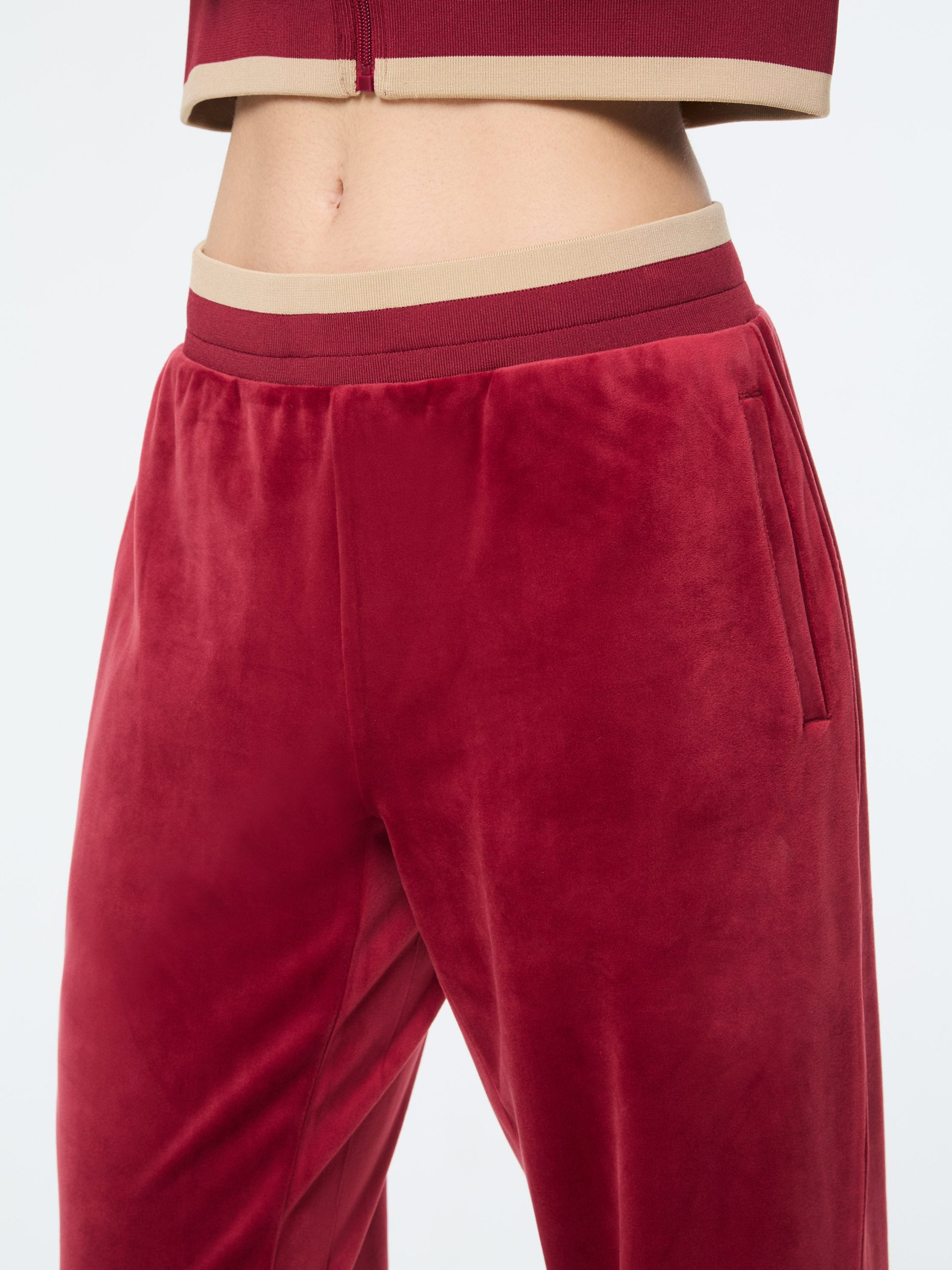 Leta Velour Pant- Rhubarb - Image 6