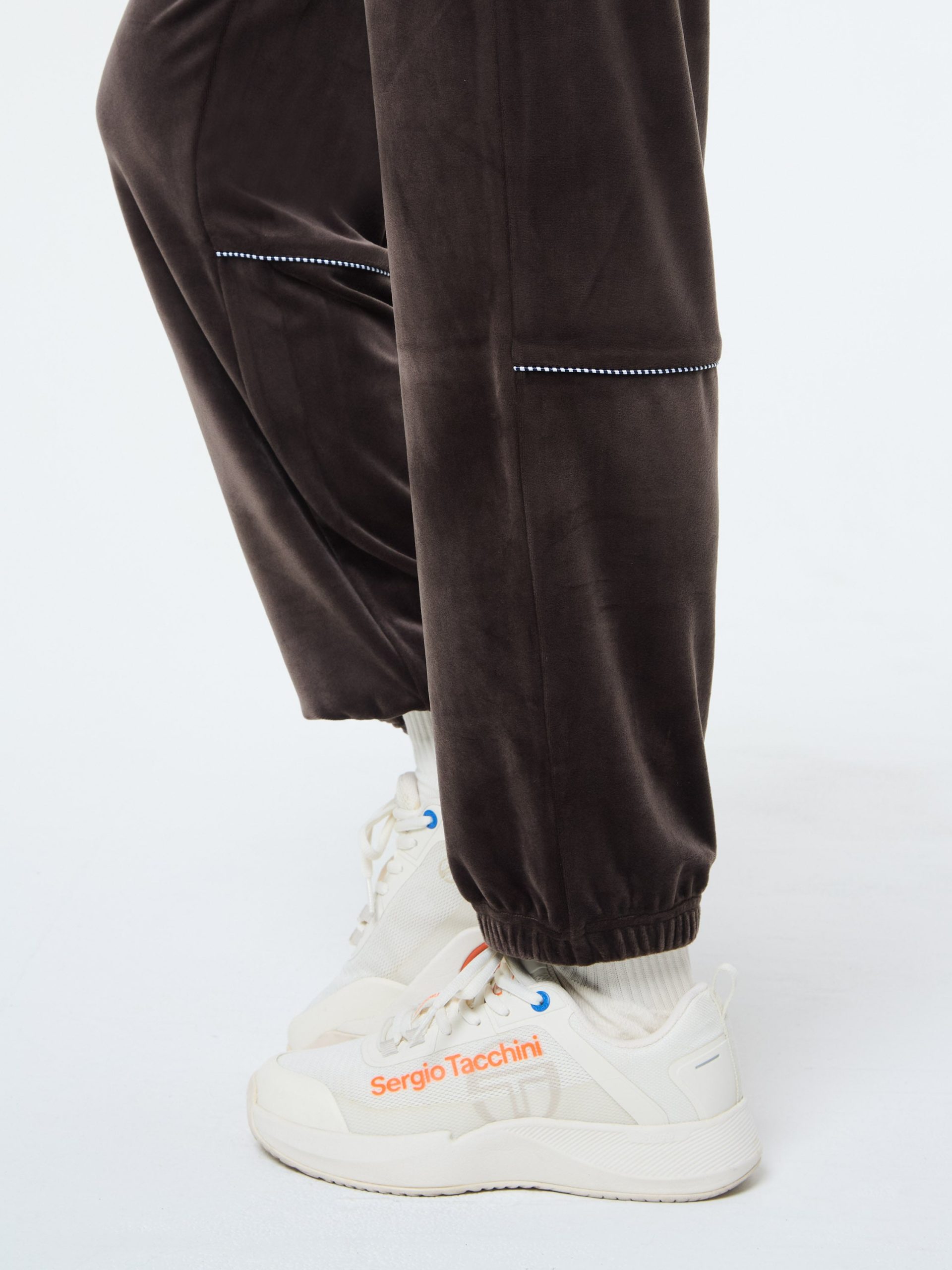 Leta Velour Pant- Mulch - Image 7