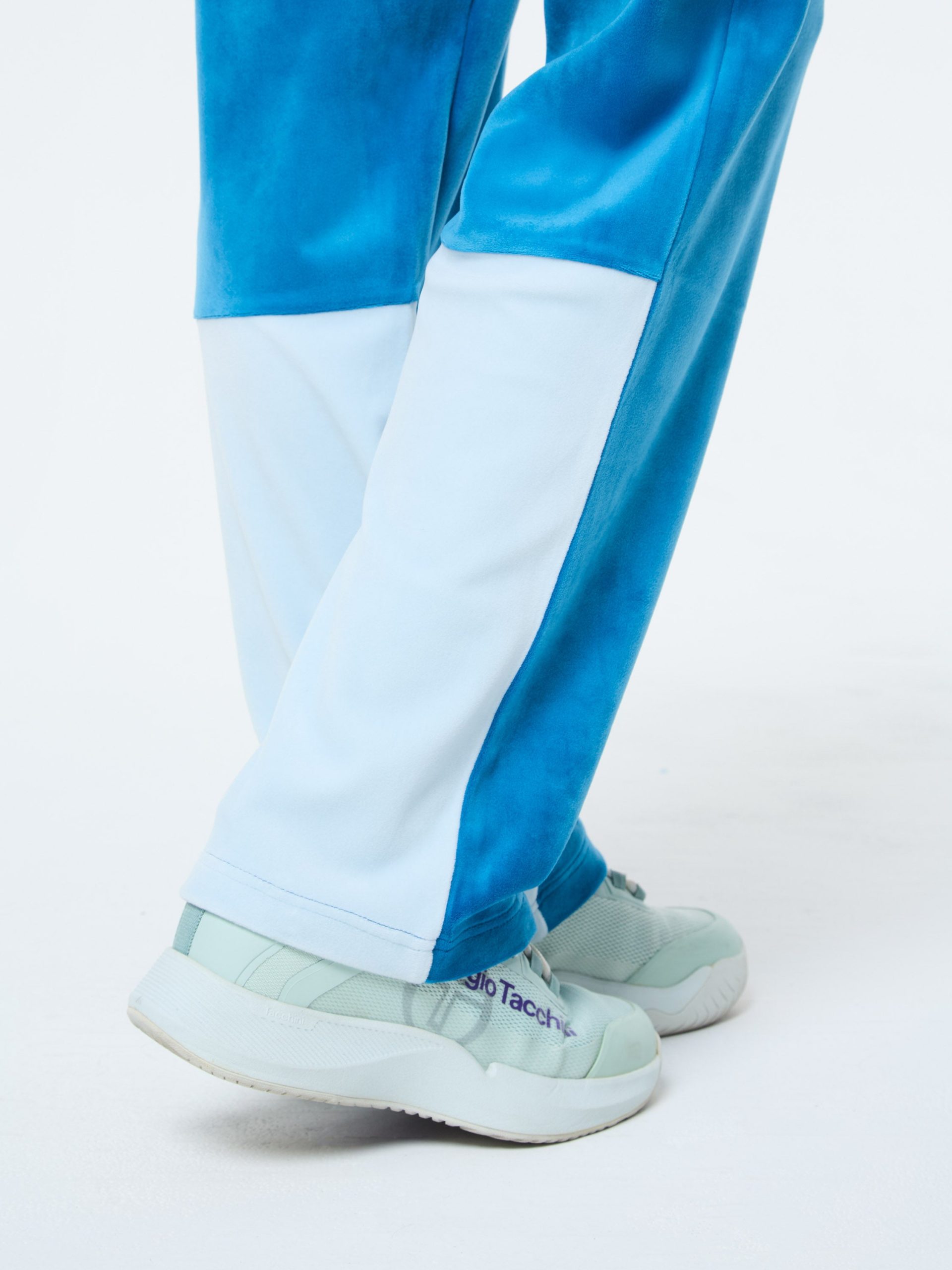 Lina Velour Track Pant- Baby Blue - Image 8