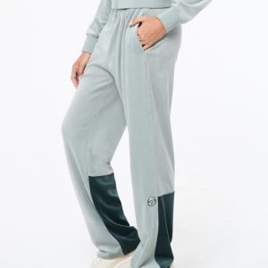 Lina Velour Track Pant- Green Gables