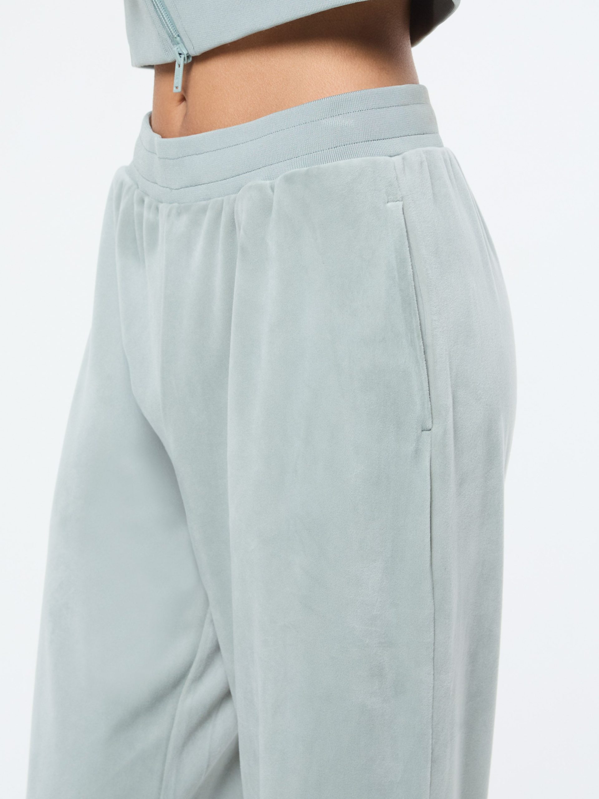 Lina Velour Track Pant- Green Gables - Image 6