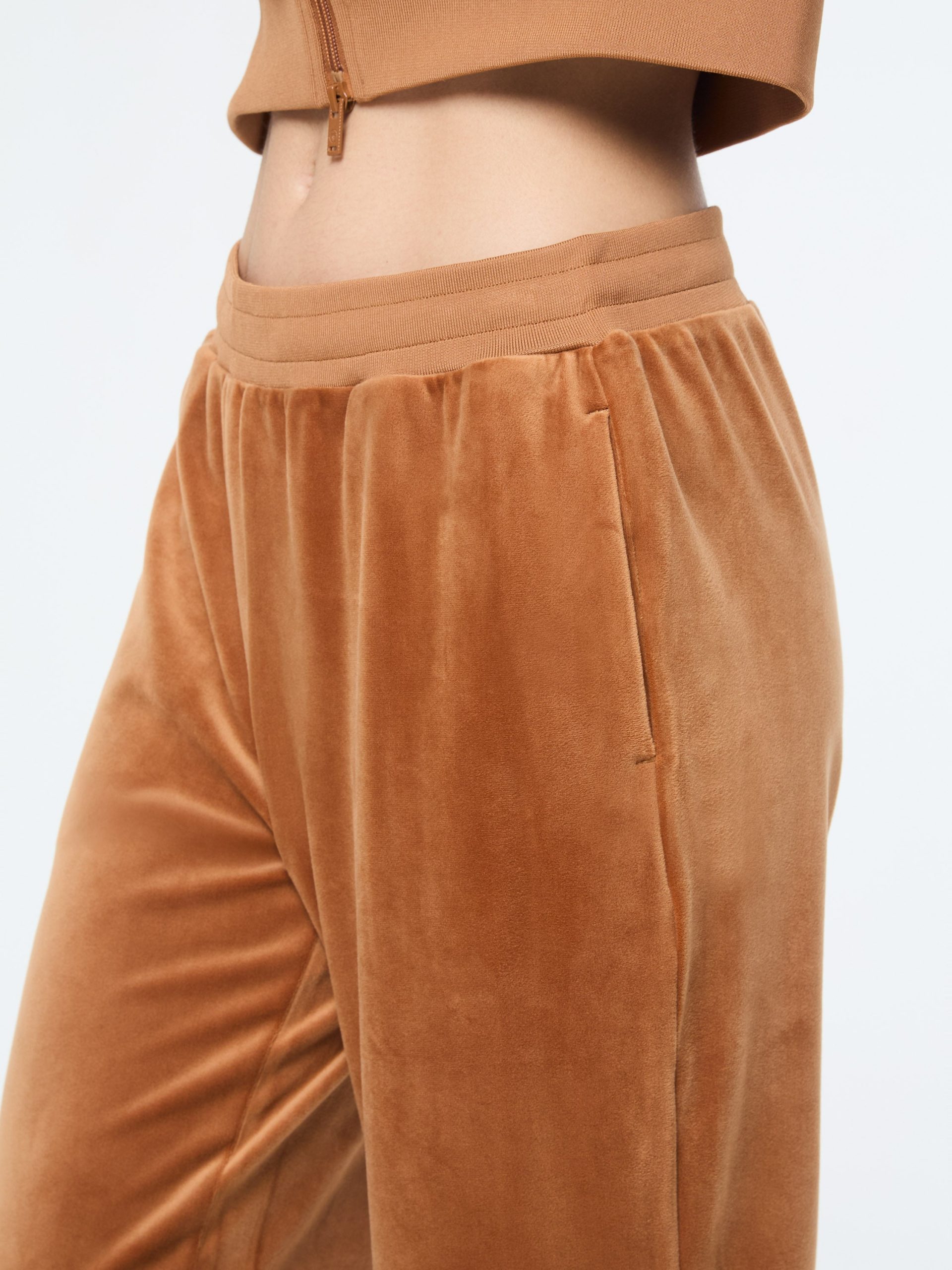 Lina Velour Track Pant- Candied Ginger - Image 8