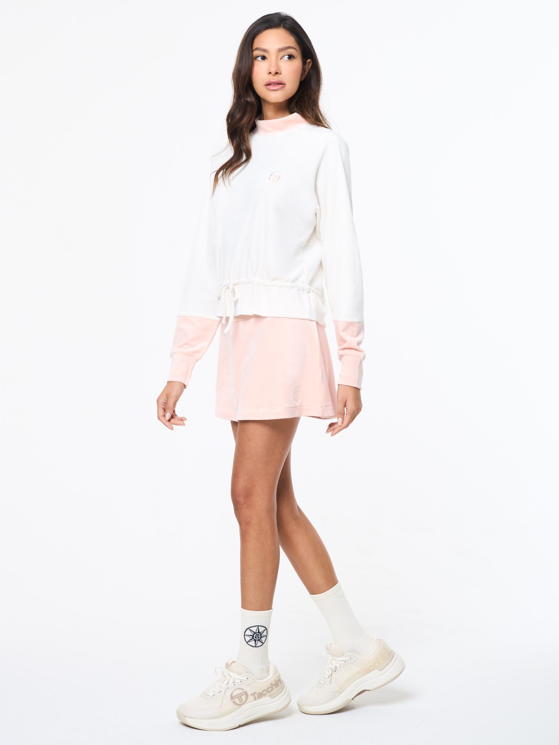 Lina Velour Top- Gardenia - Image 4