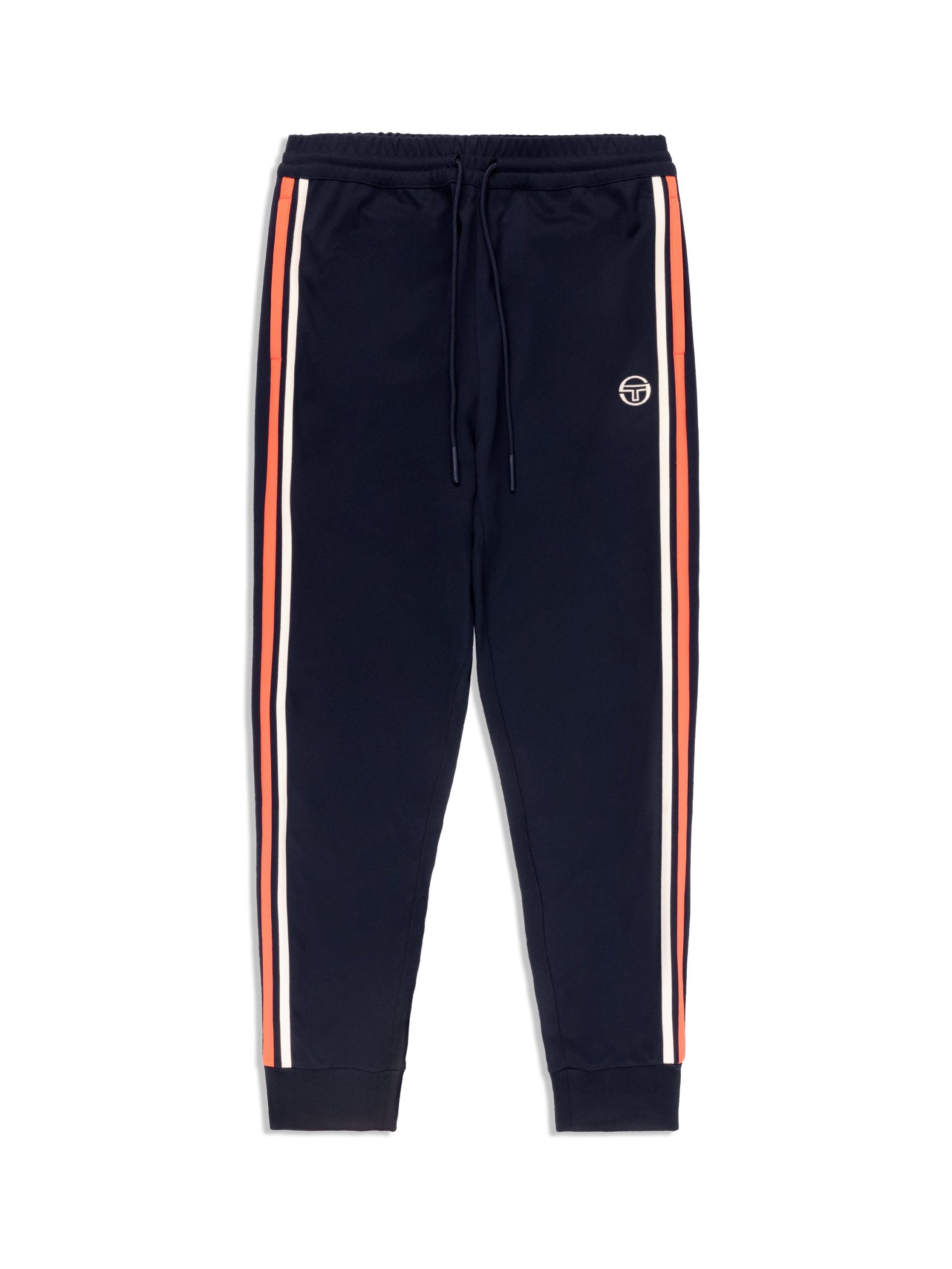 Damarindo Track Pant Archivio- Gardenia/ Maritime Blue - Image 2