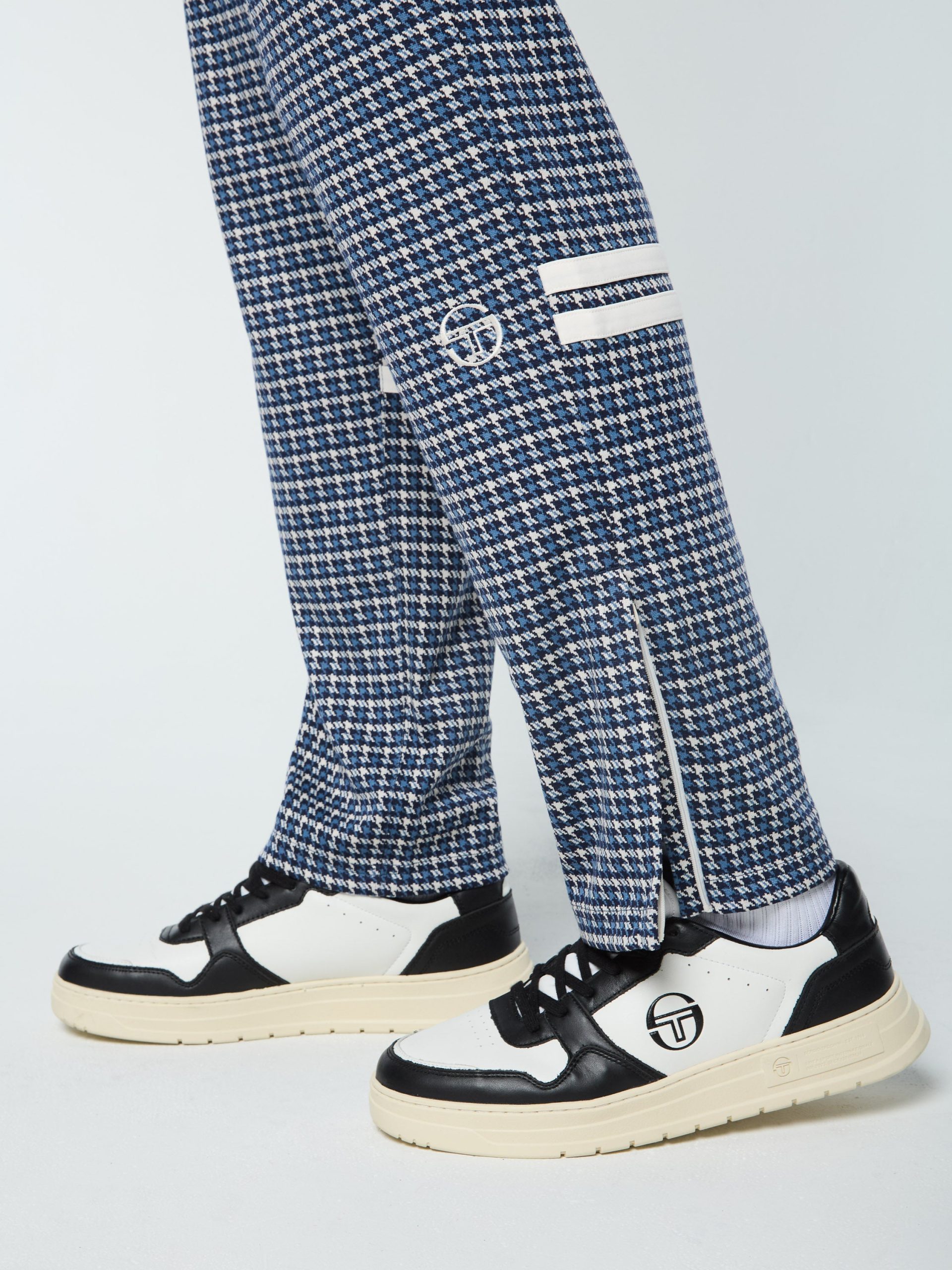 Dallas Houndstooth Track Pant- Maritime Blue - Image 8