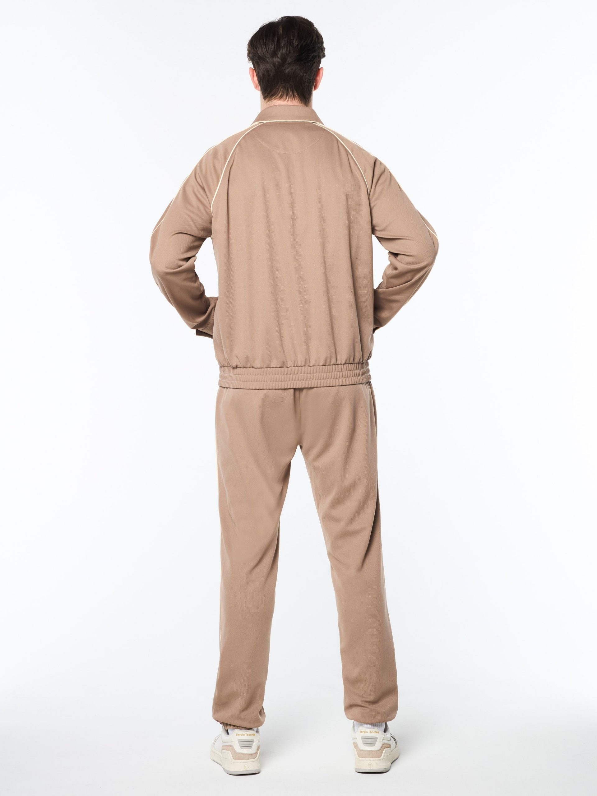 Ettore Track Jacket- Taupe Grey - Image 5