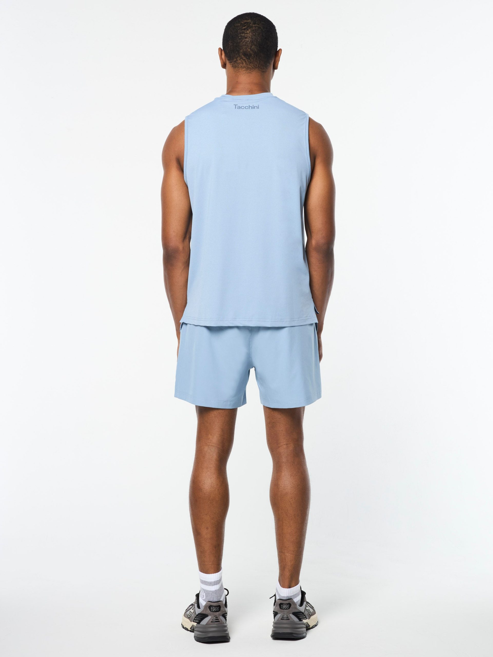 Elio Performance Tank- Faded Denim - Image 5