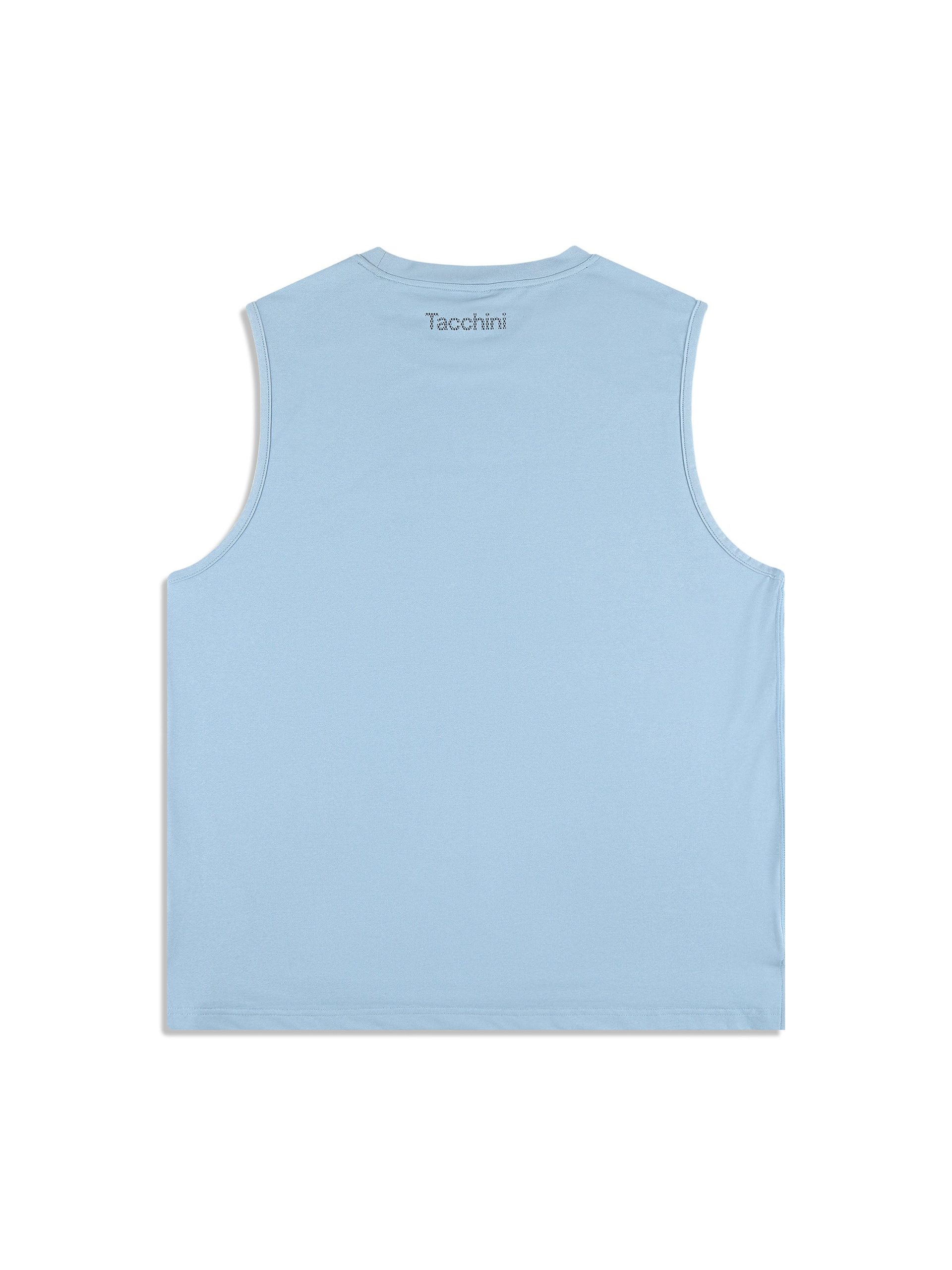 Elio Performance Tank- Faded Denim - Image 4