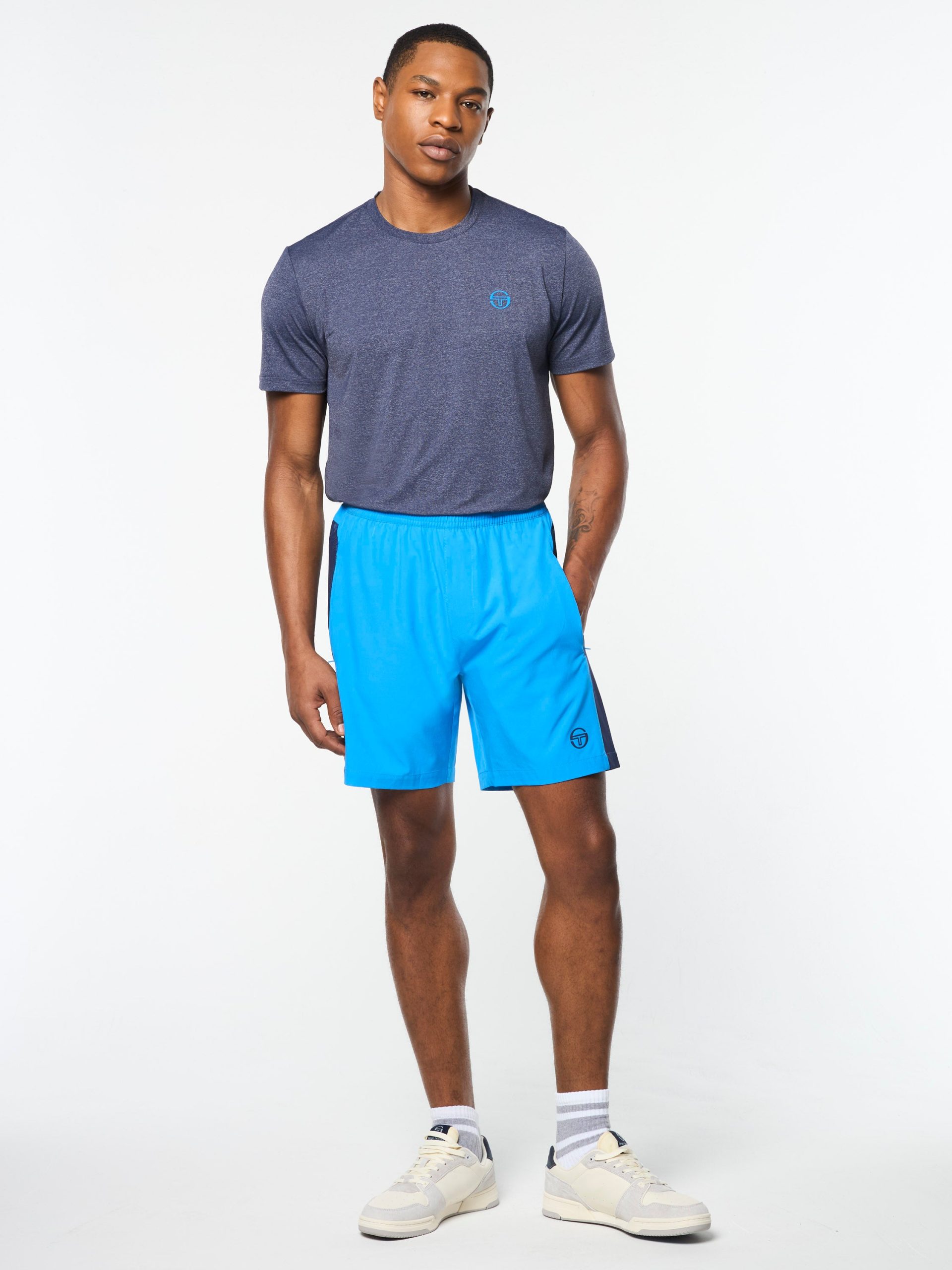 Elio Performance Short- French Blue - Image 3