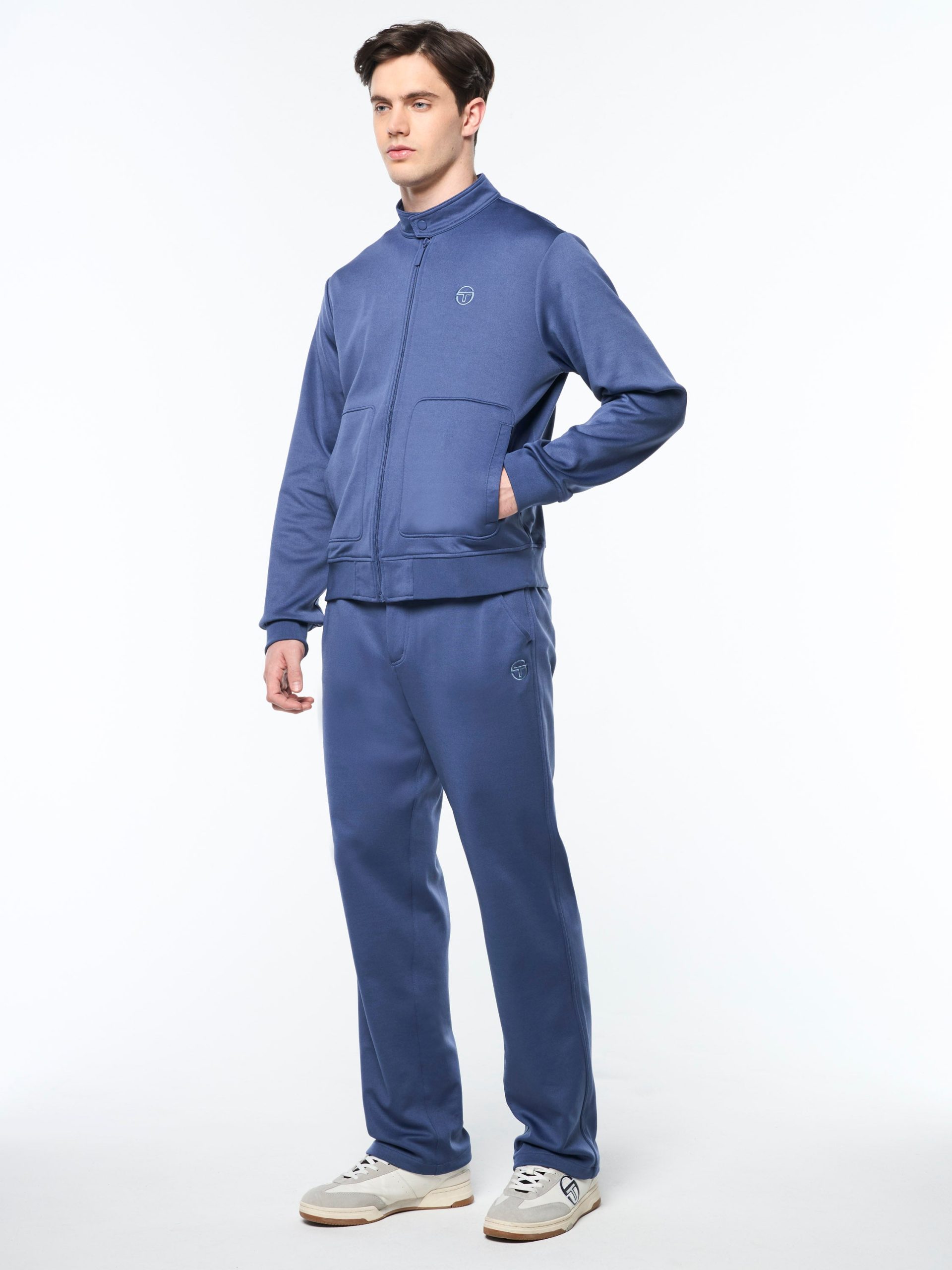 Sandro Track Jacket- Blue Indigo - Image 4