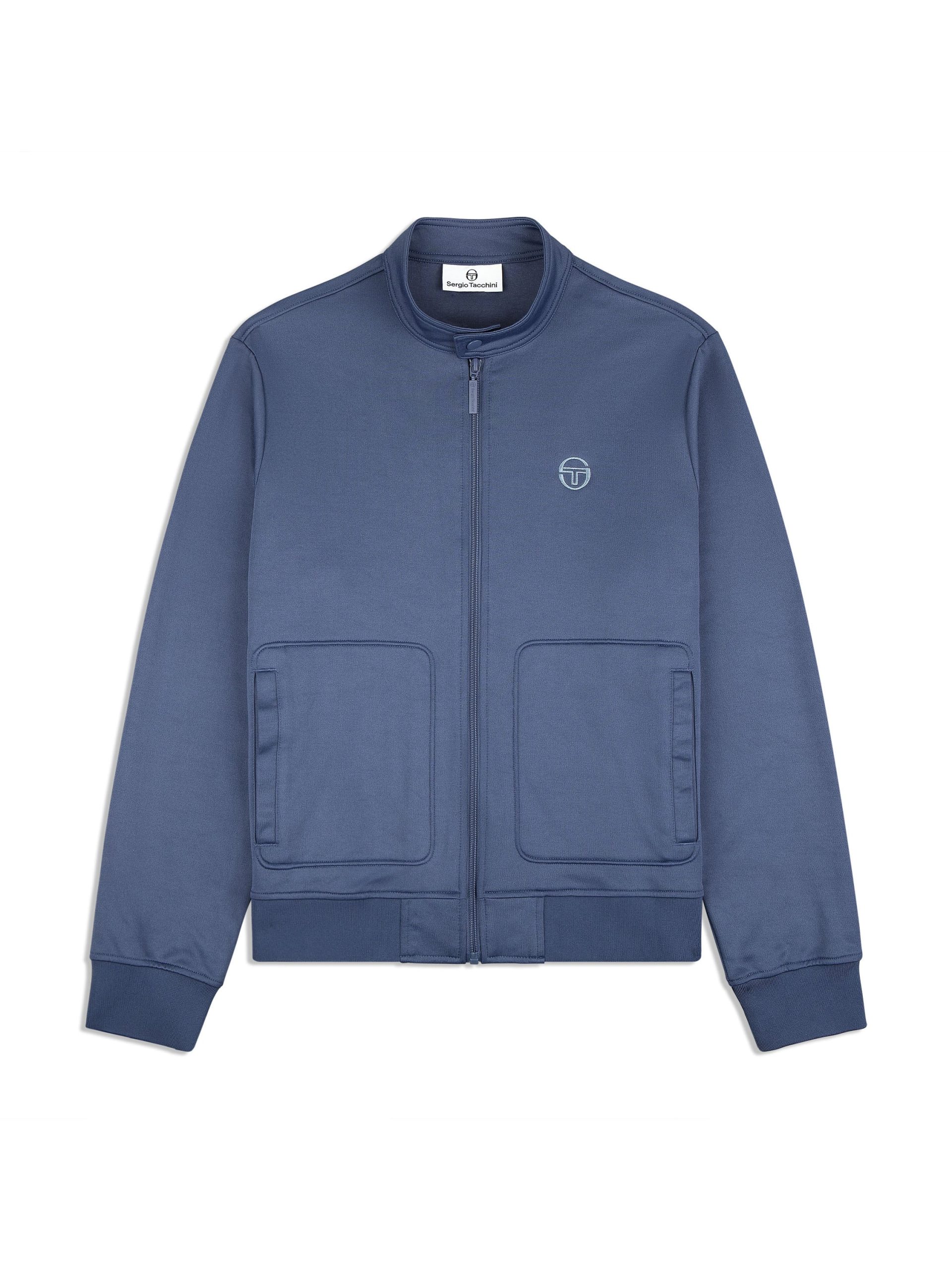 Sandro Track Jacket- Blue Indigo - Image 2