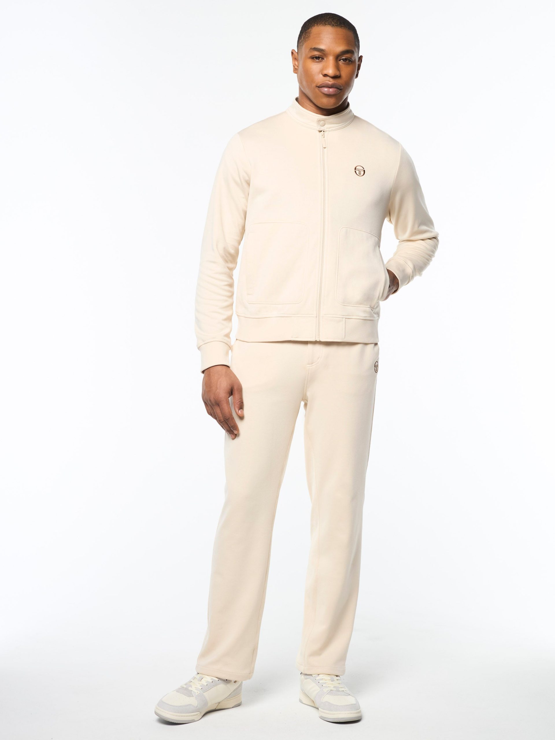 Sandro Track Jacket- Fog - Image 3