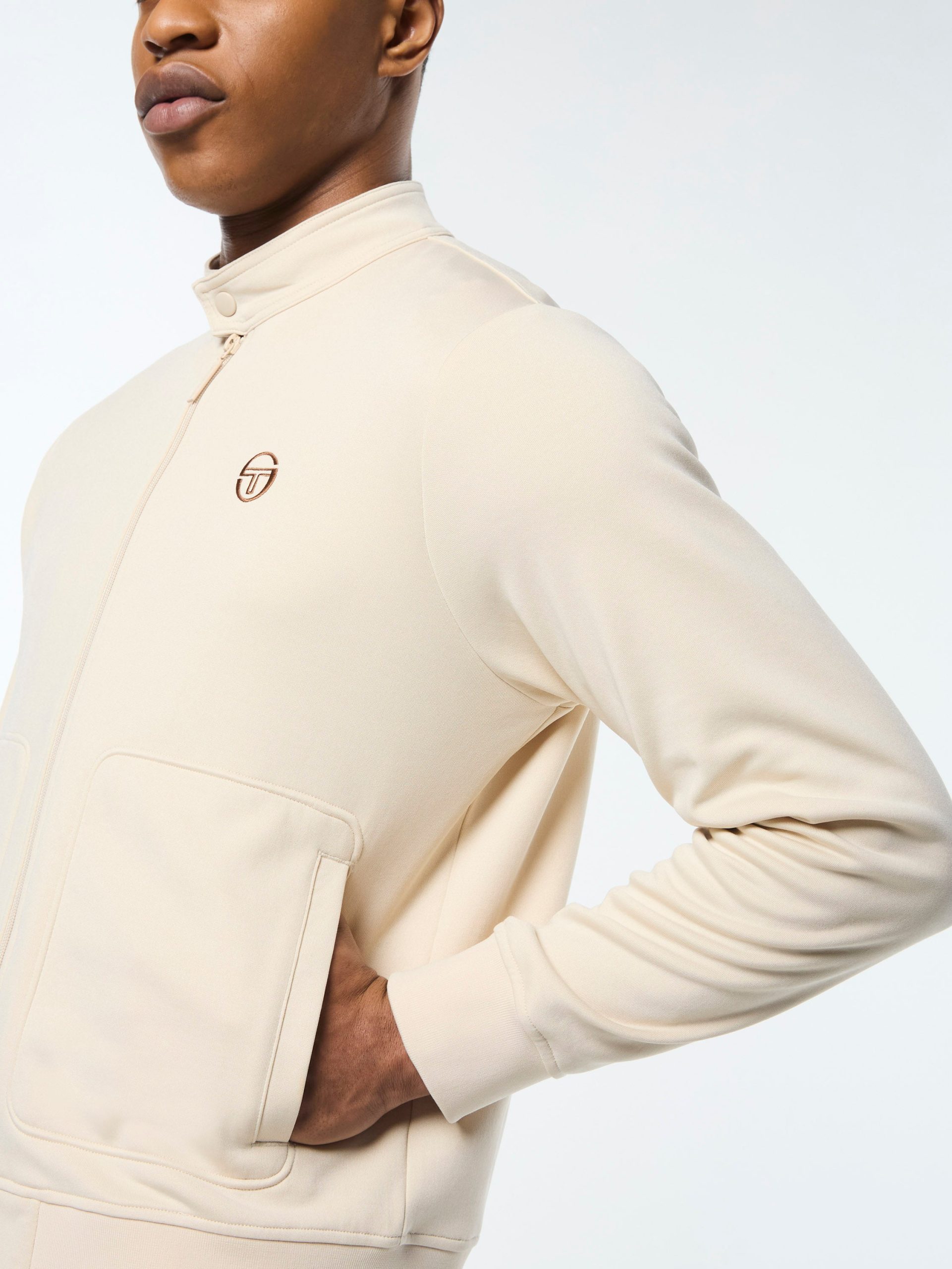 Sandro Track Jacket- Fog - Image 7