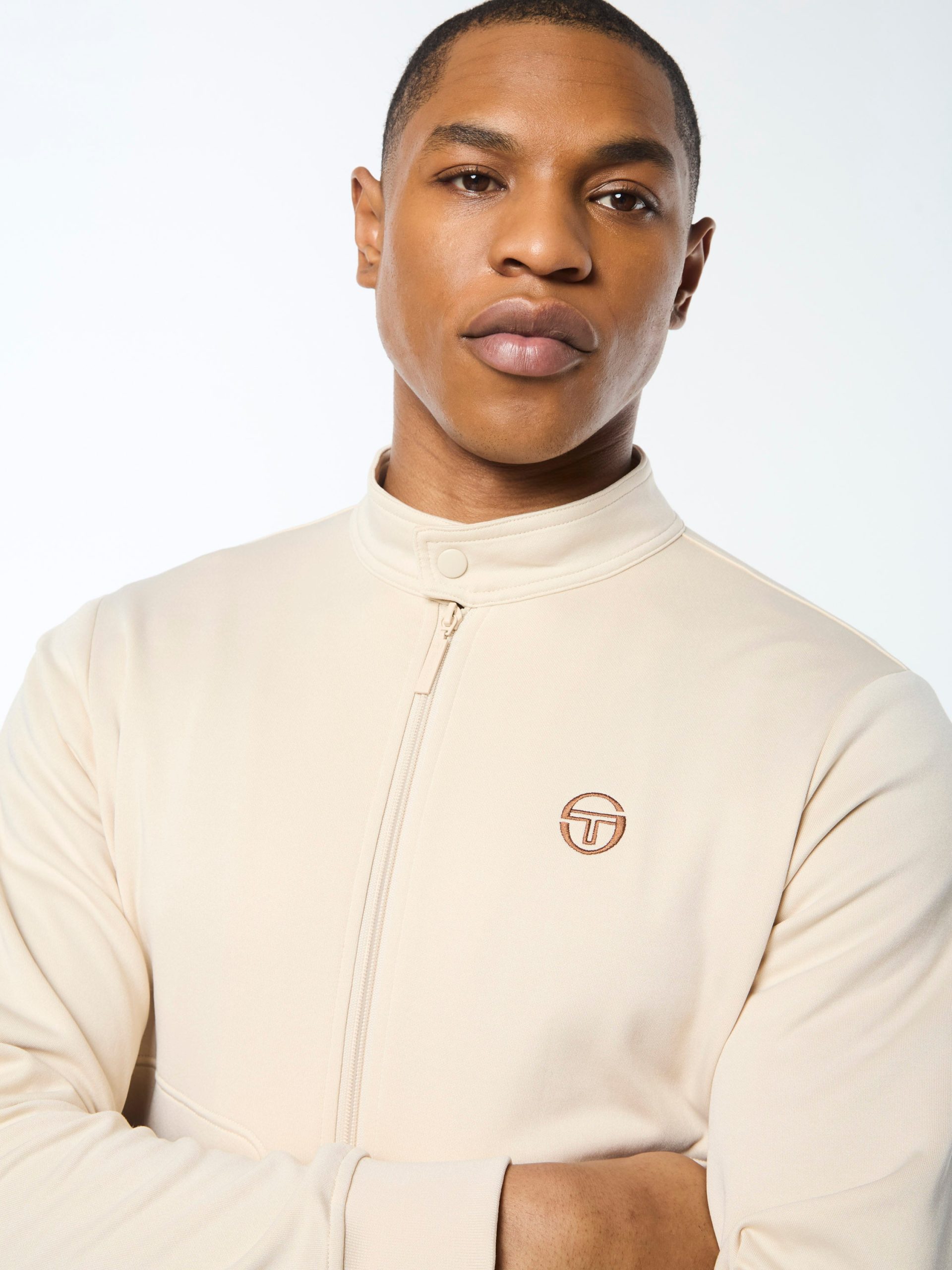 Sandro Track Jacket- Fog - Image 8