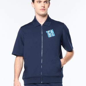Urso Short Sleeve Track Jacket- Maritime Blue