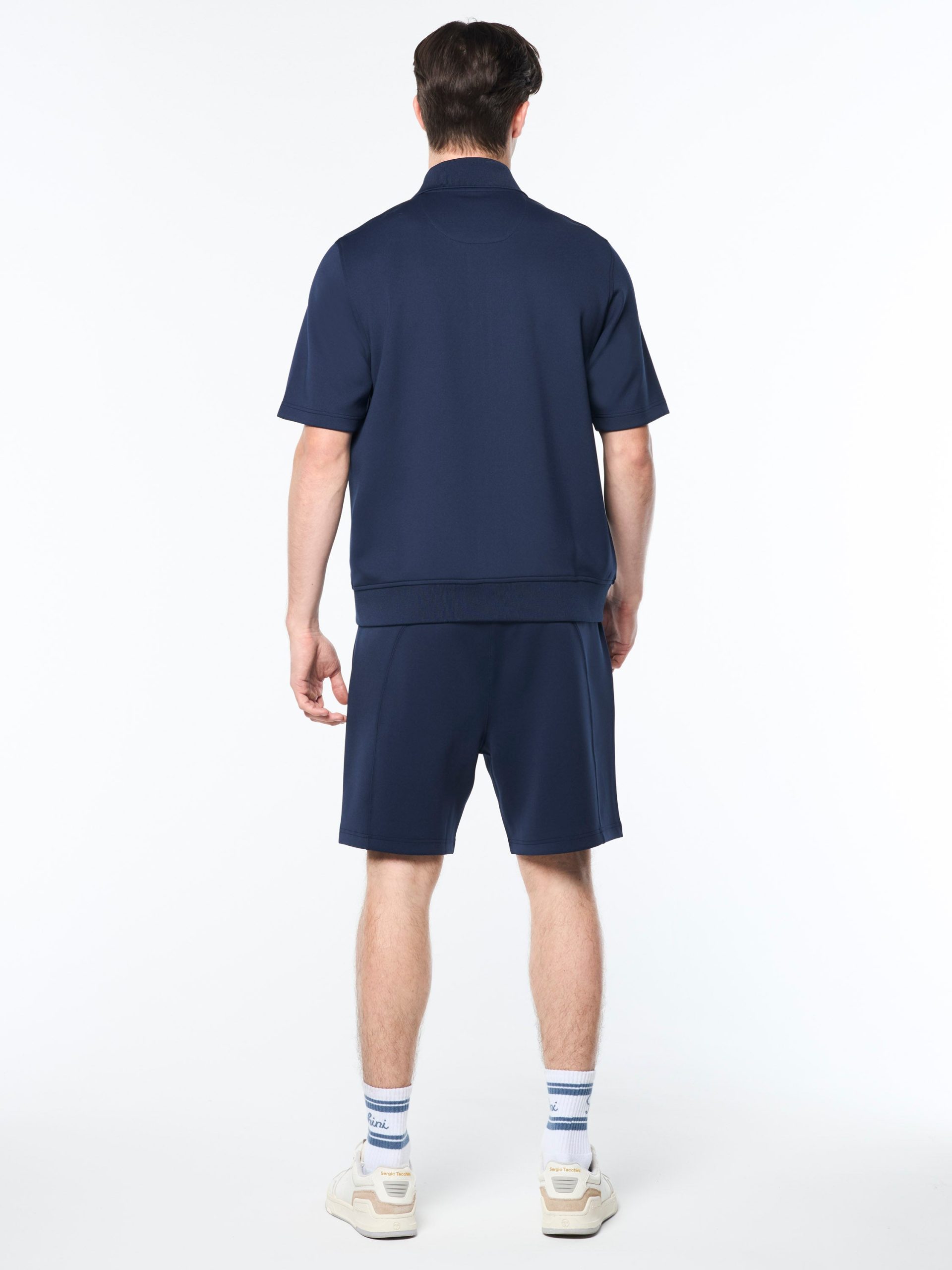 Urso Short Sleeve Track Jacket- Maritime Blue - Image 6