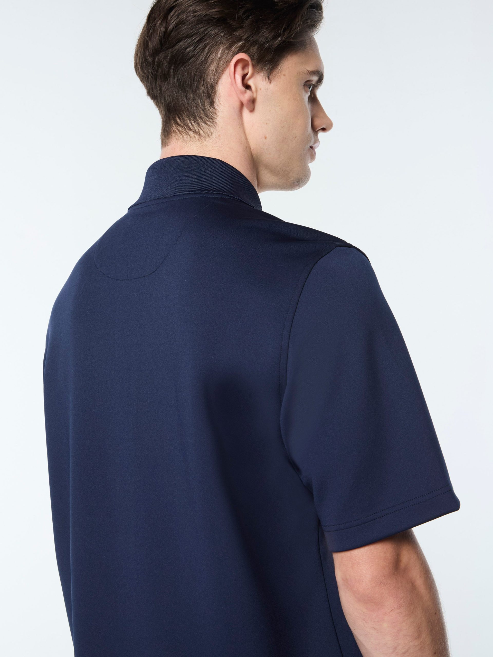 Urso Short Sleeve Track Jacket- Maritime Blue - Image 7