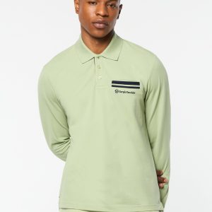Dario Long Sleeve Polo-Reseda