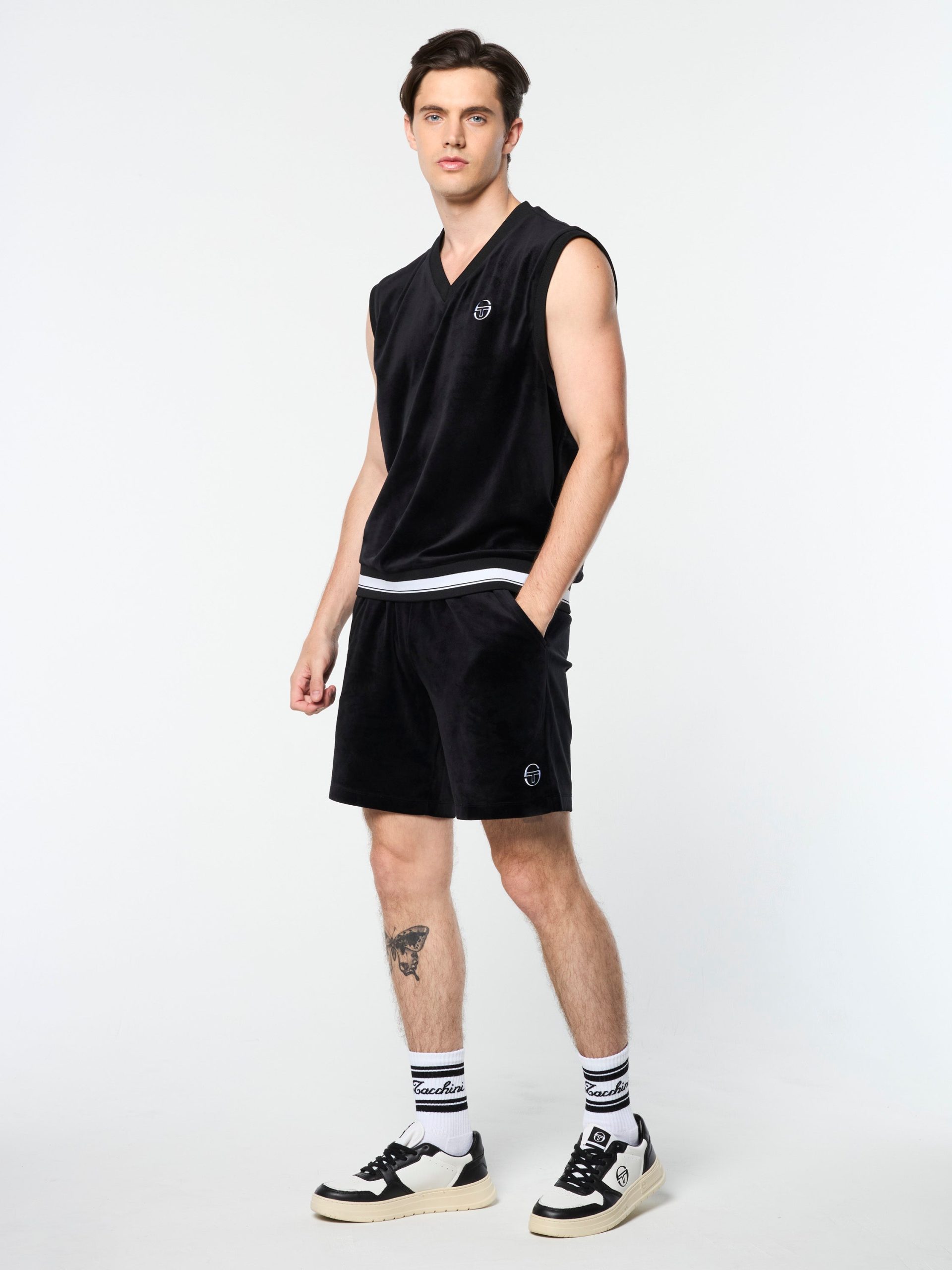 Renzo Velour Vest- Black Beauty - Image 5