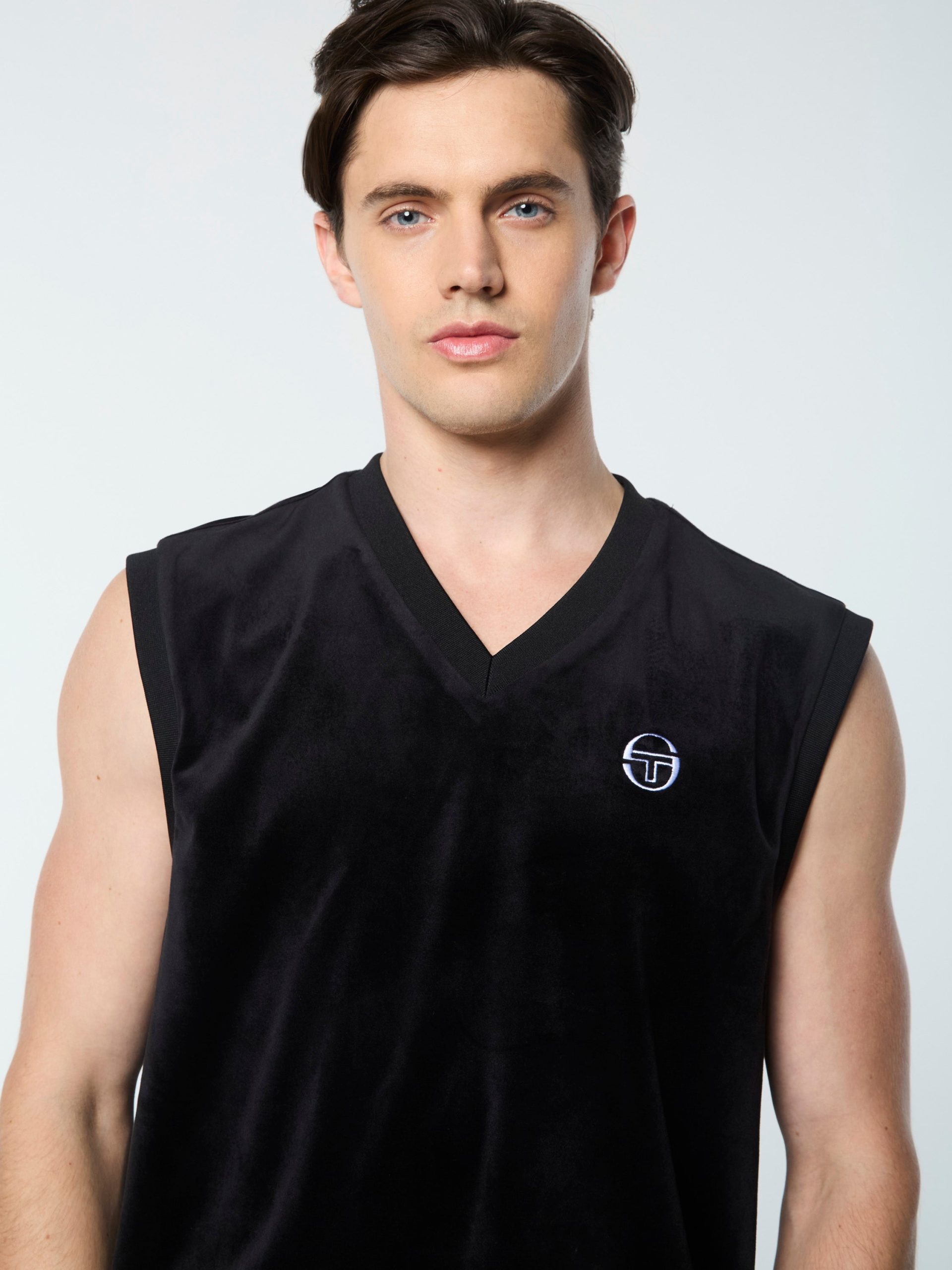 Renzo Velour Vest- Black Beauty - Image 8