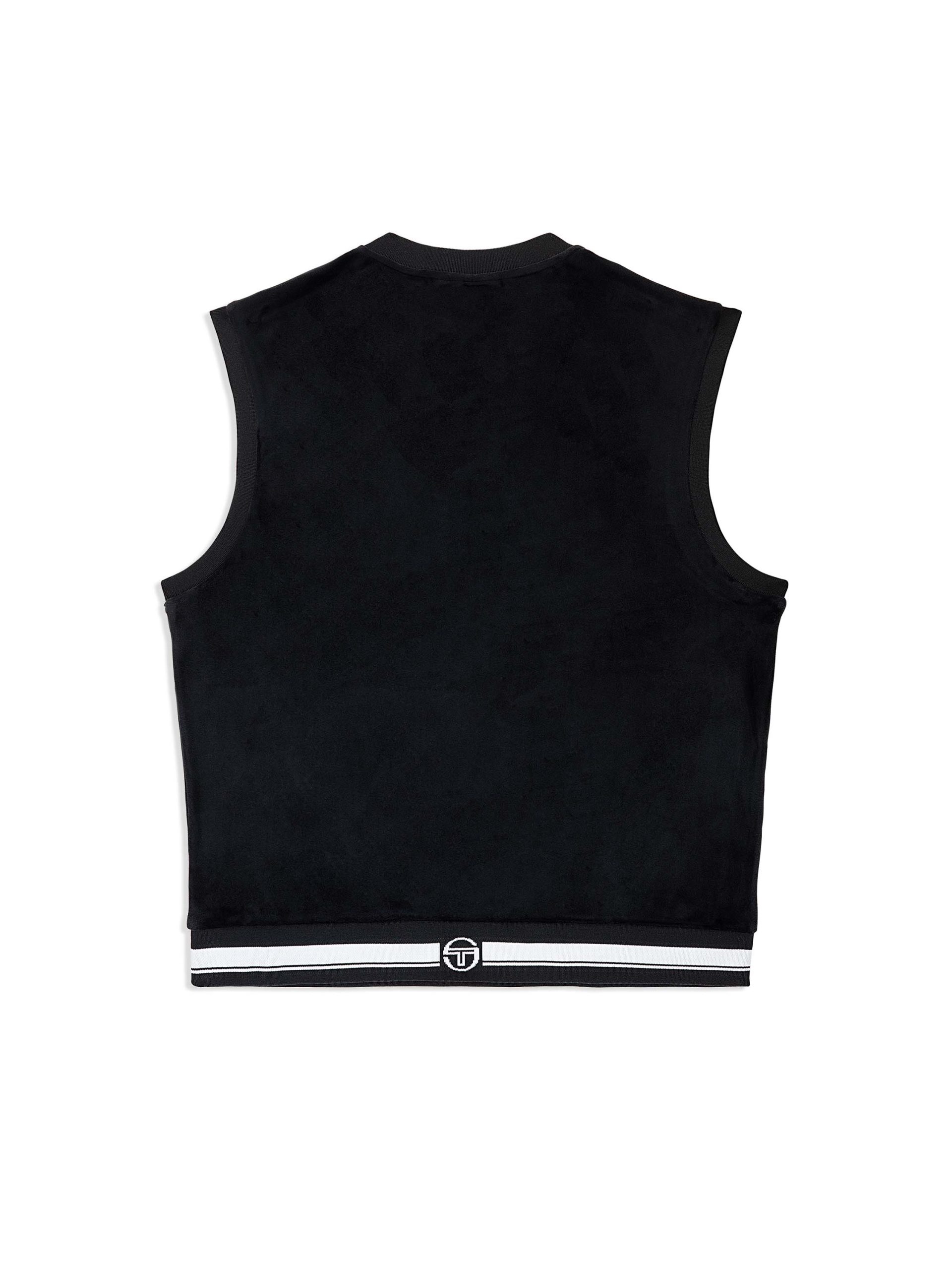 Renzo Velour Vest- Black Beauty - Image 4