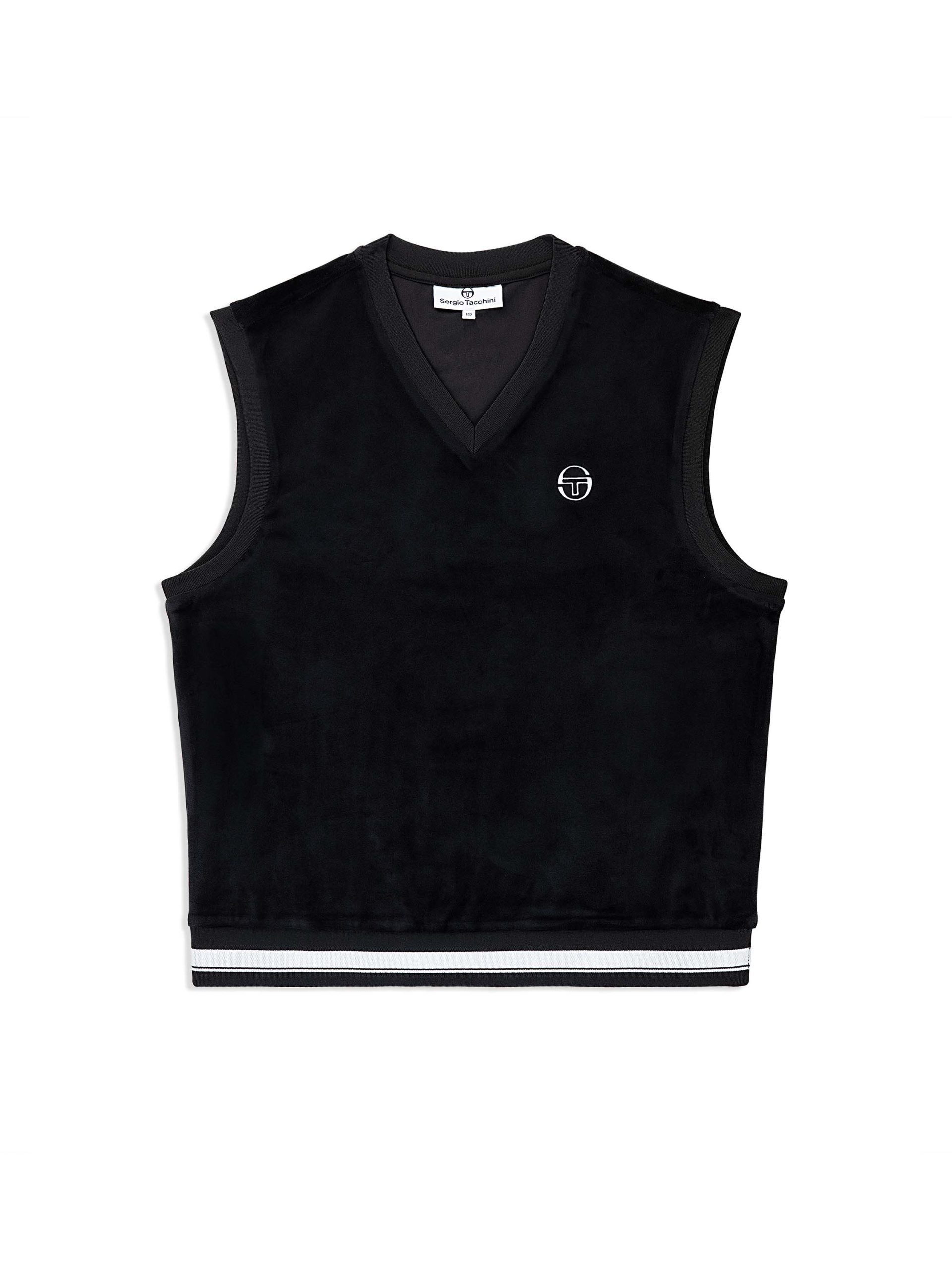 Renzo Velour Vest- Black Beauty - Image 2