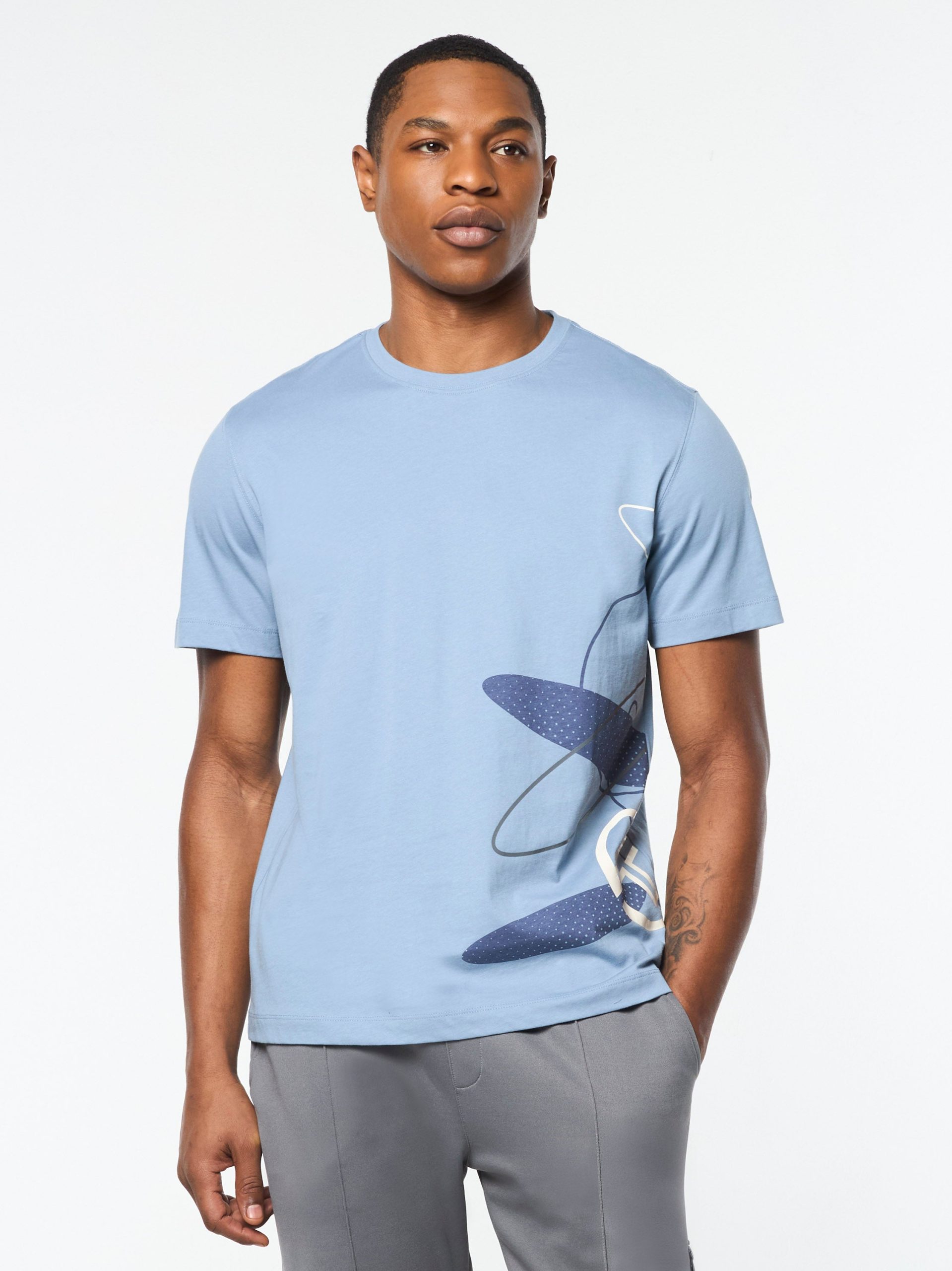 Ciro T-Shirt- Fade Denim