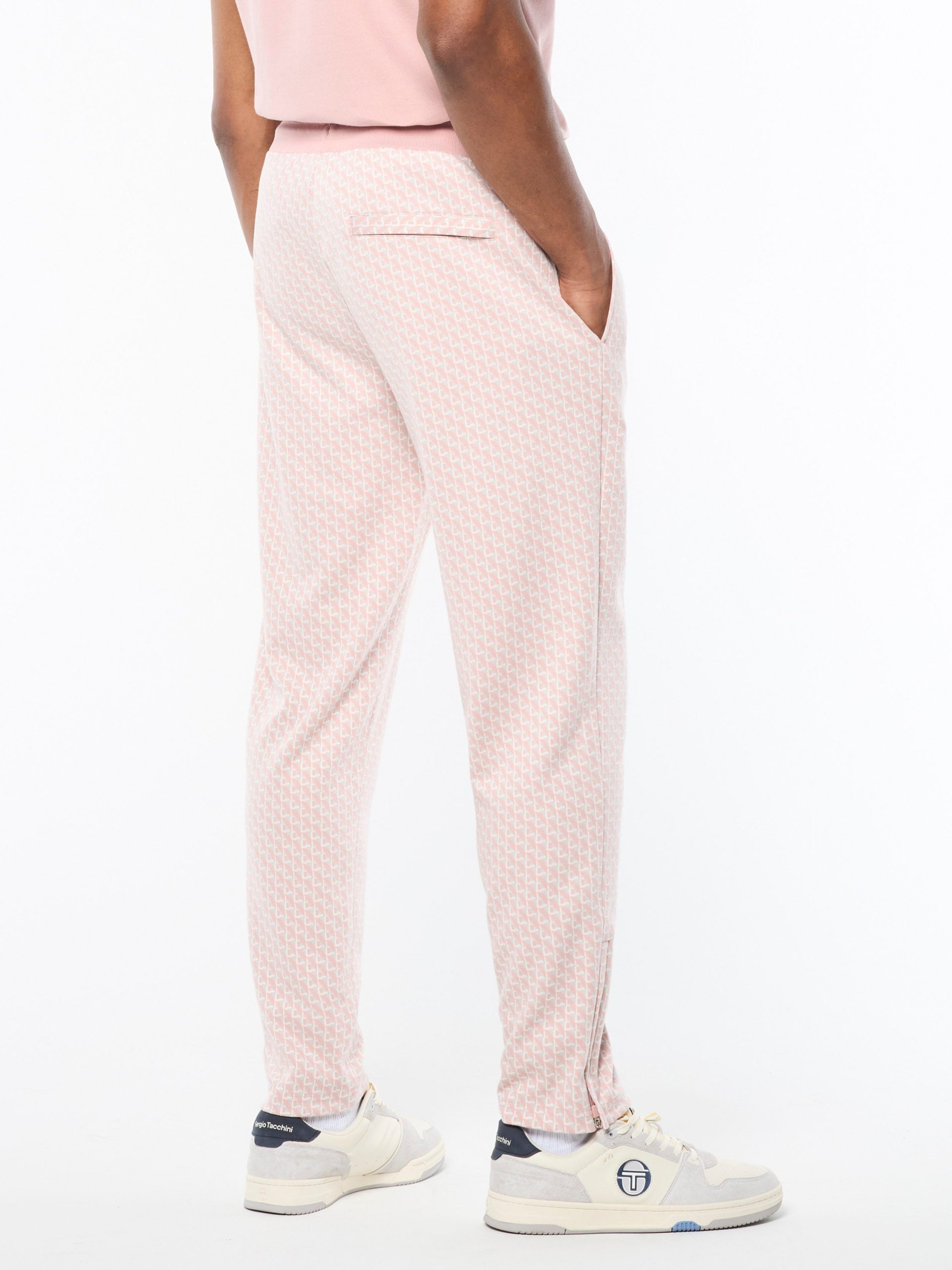Paolo Knit Track Pant- Pale Mauve - Image 6