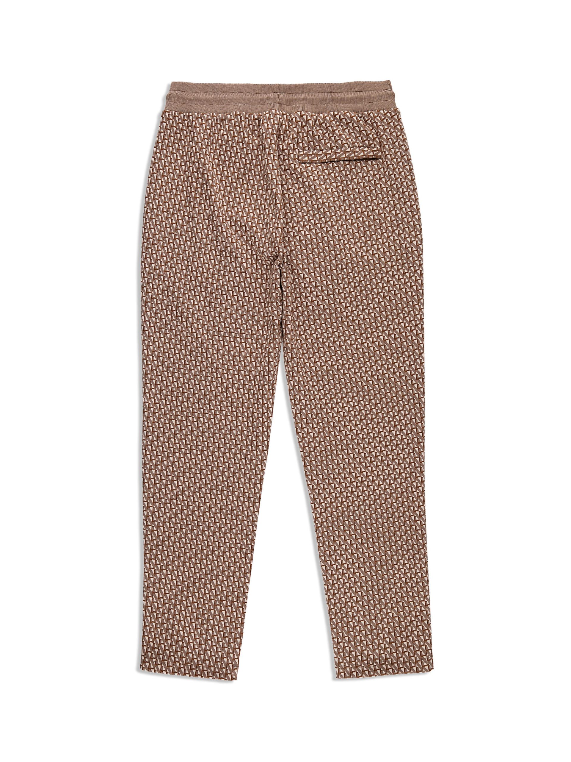 Paolo Knit Track Pant- Taupe Grey - Image 4