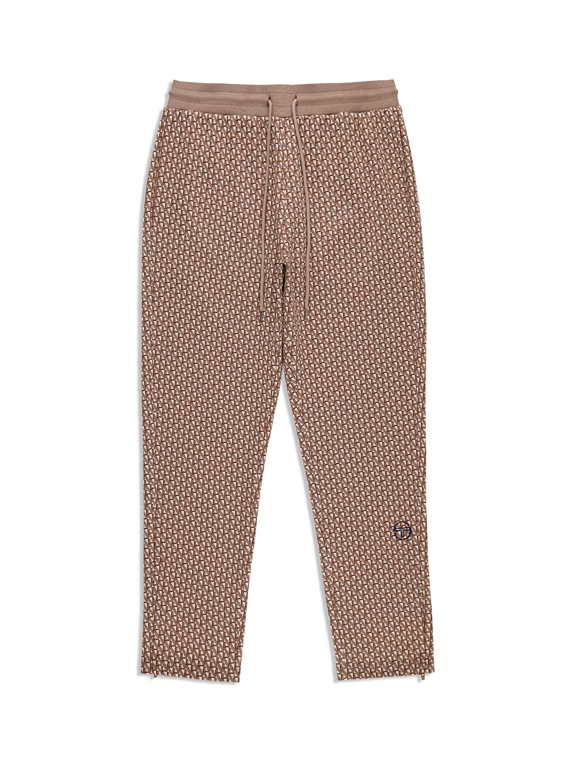 Paolo Knit Track Pant- Taupe Grey - Image 2