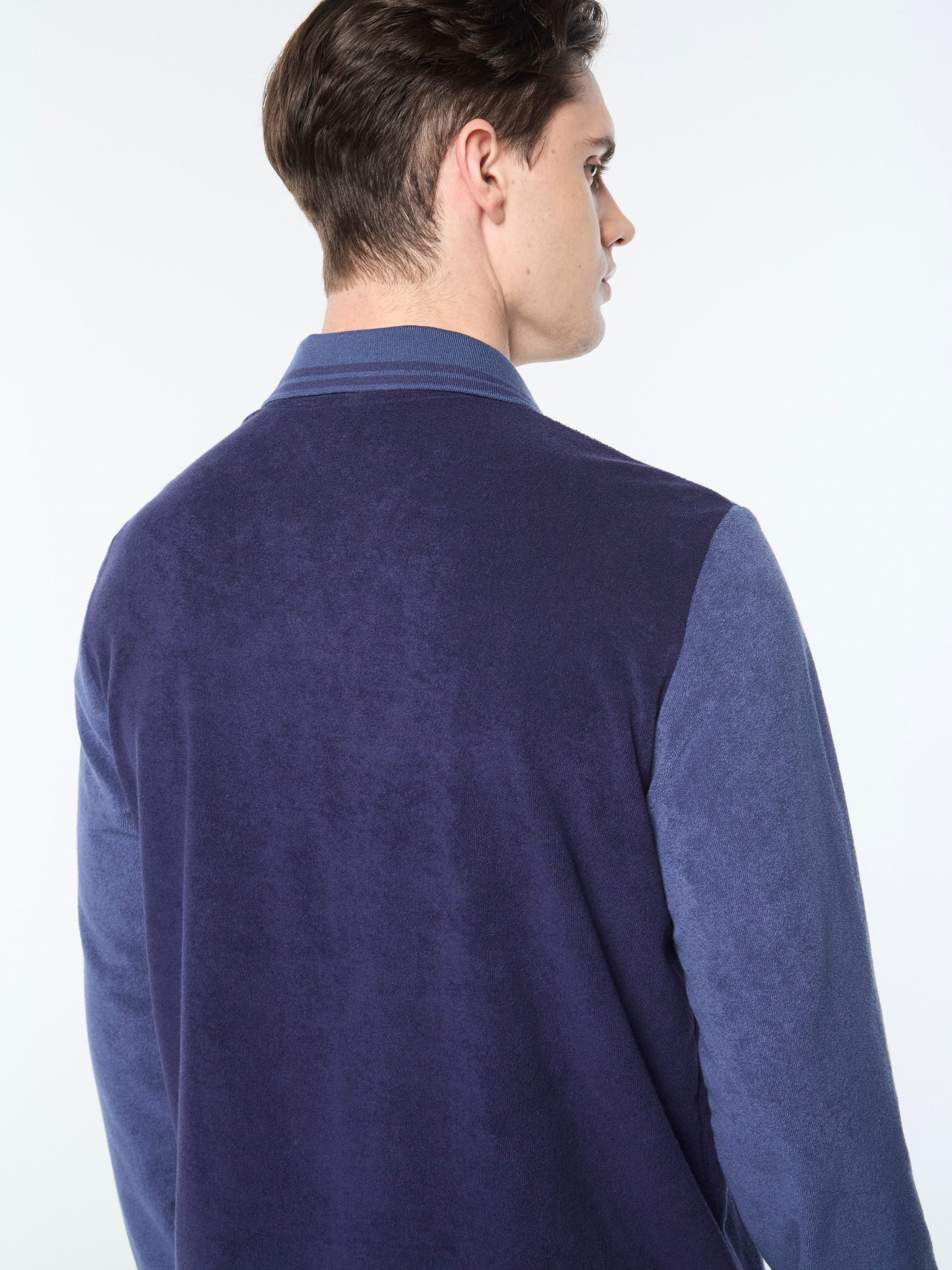 Alvar Long Sleeve Polo- Eclipse - Image 6