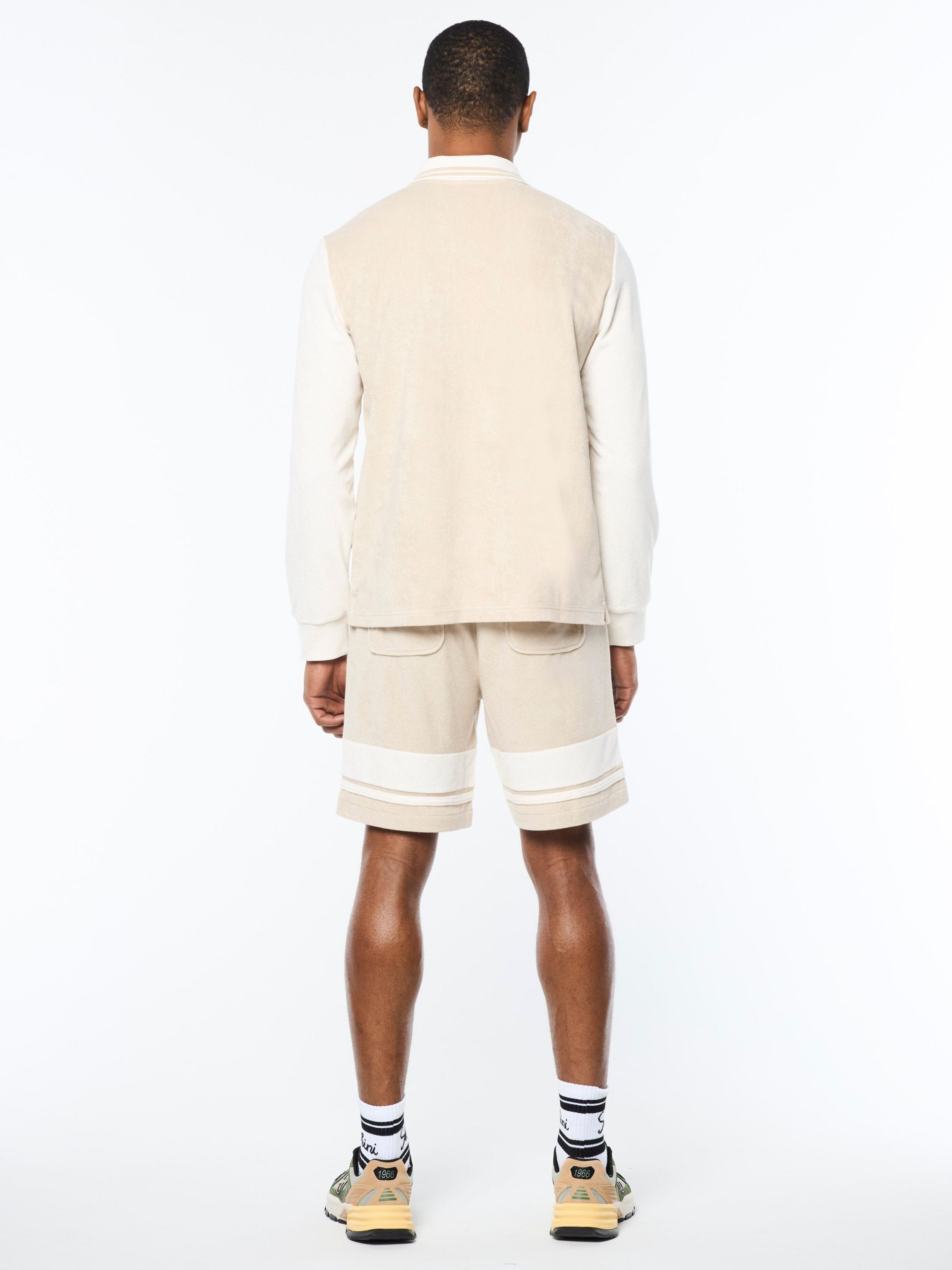Alvar Long Sleeve Polo- Fog - Image 8