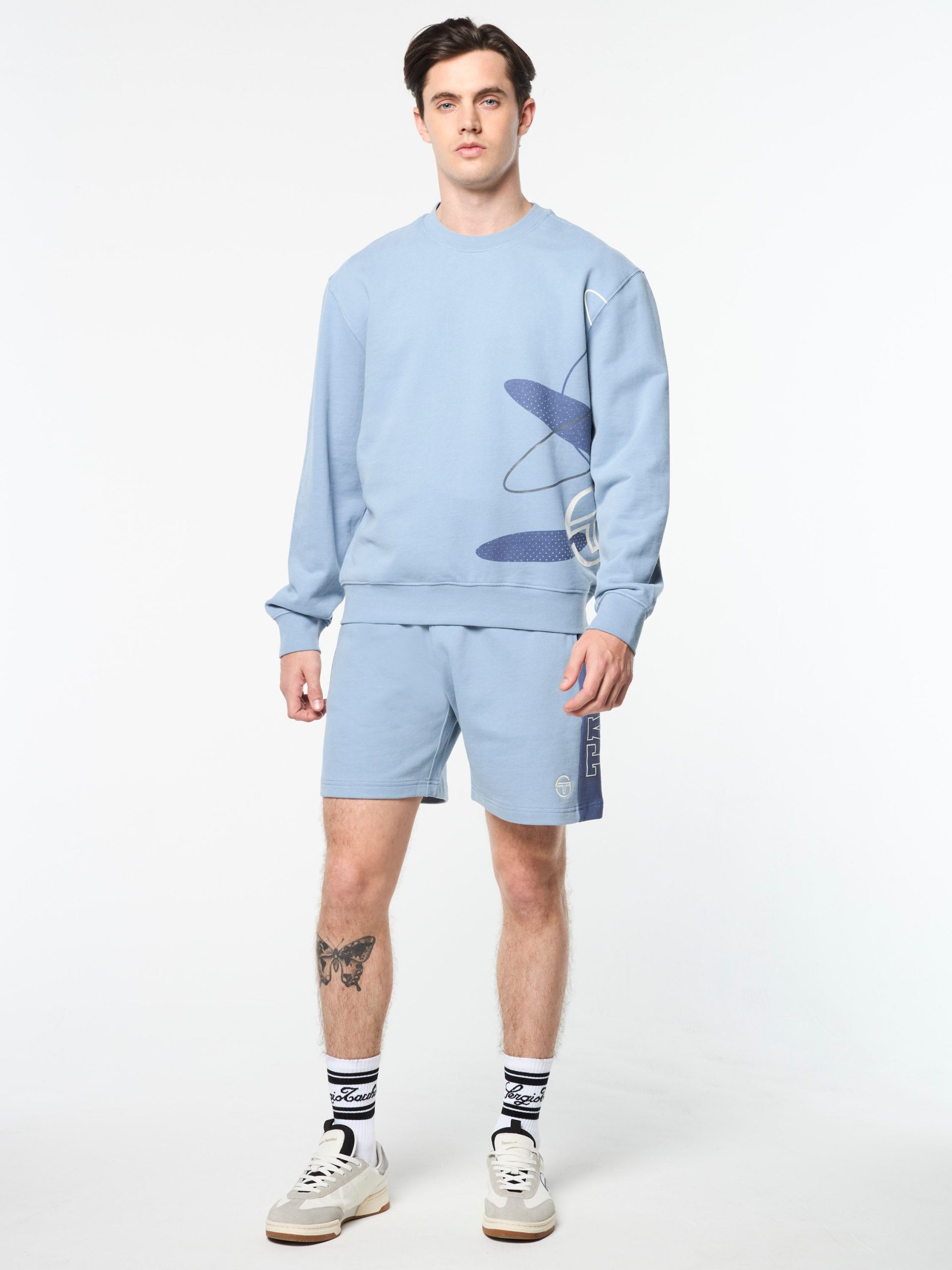 Ciro Crewneck Sweatshirt- Faded Denim - Image 3