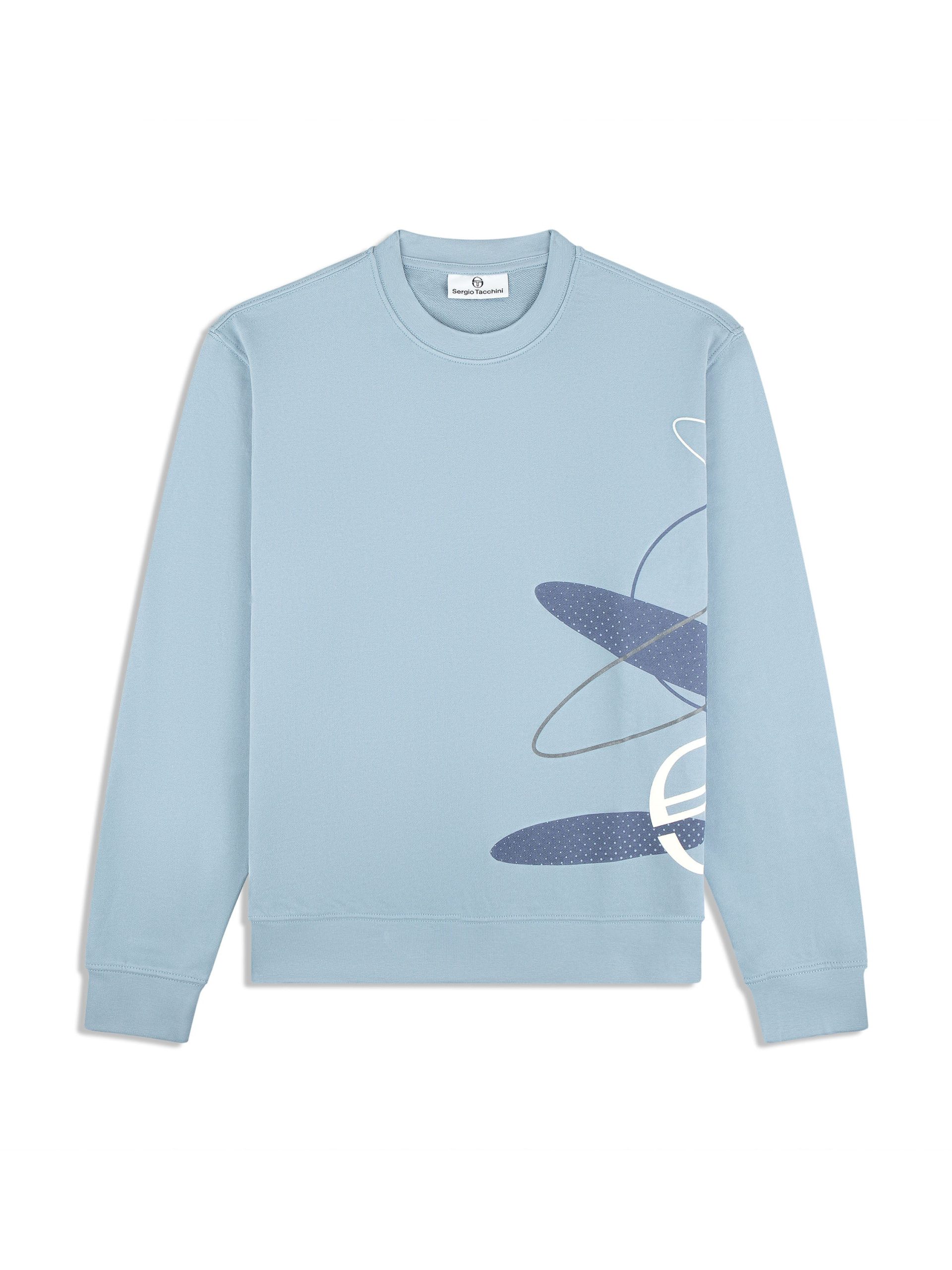 Ciro Crewneck Sweatshirt- Faded Denim - Image 2